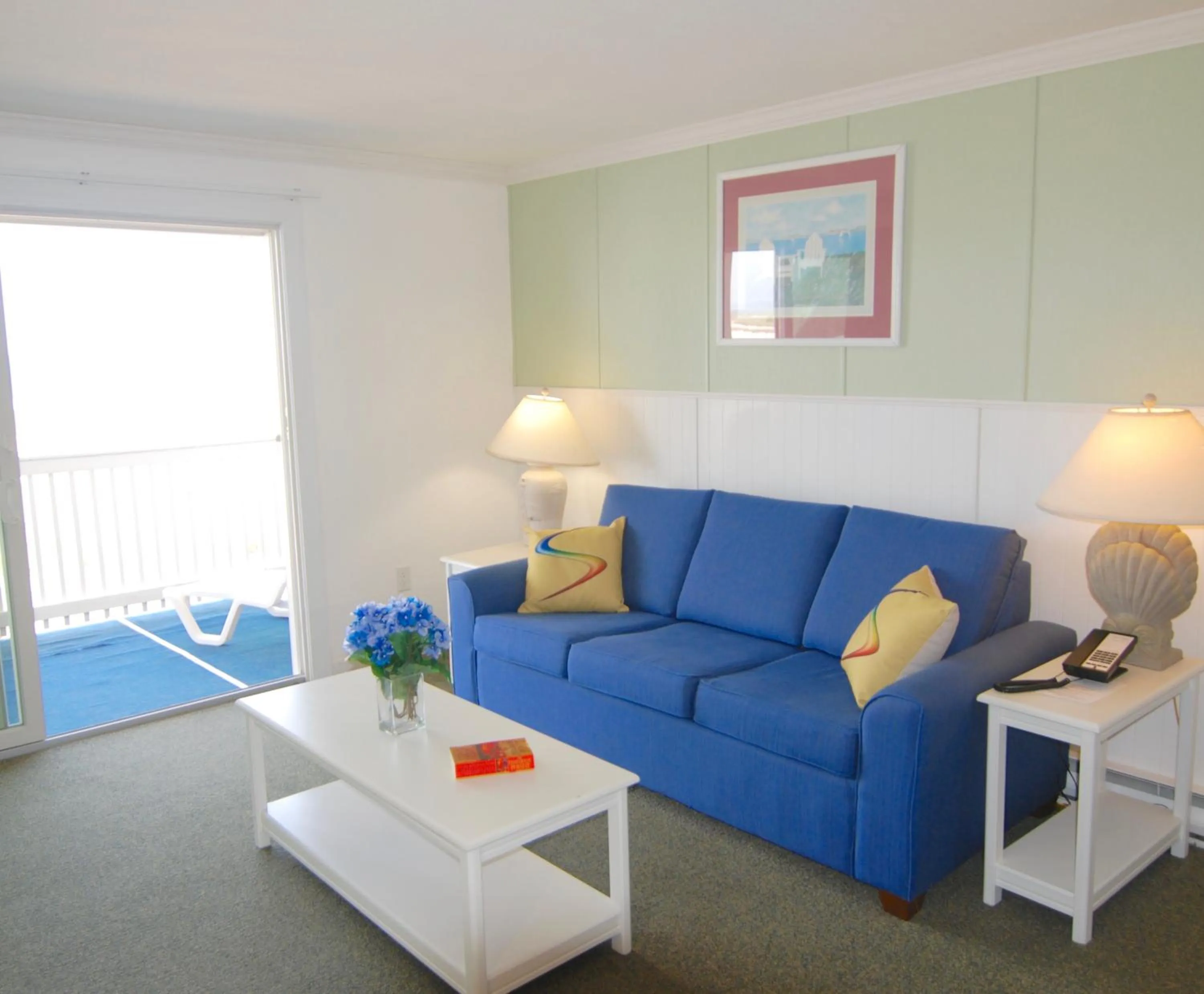 Seating area in Sandcastle Resort