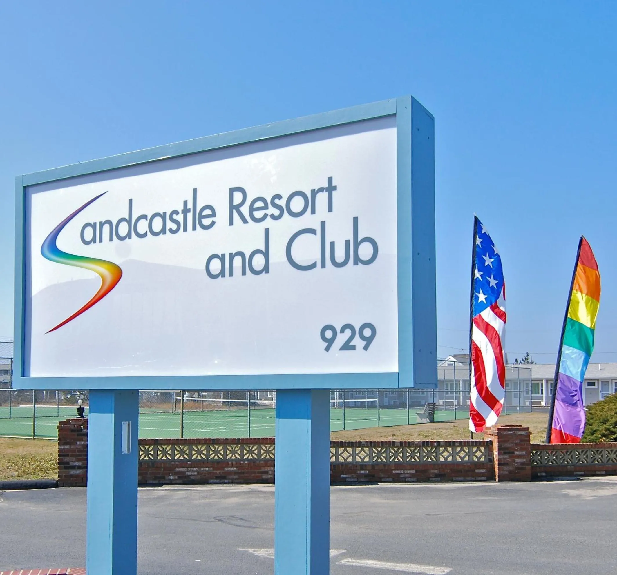 Property logo or sign in Sandcastle Resort