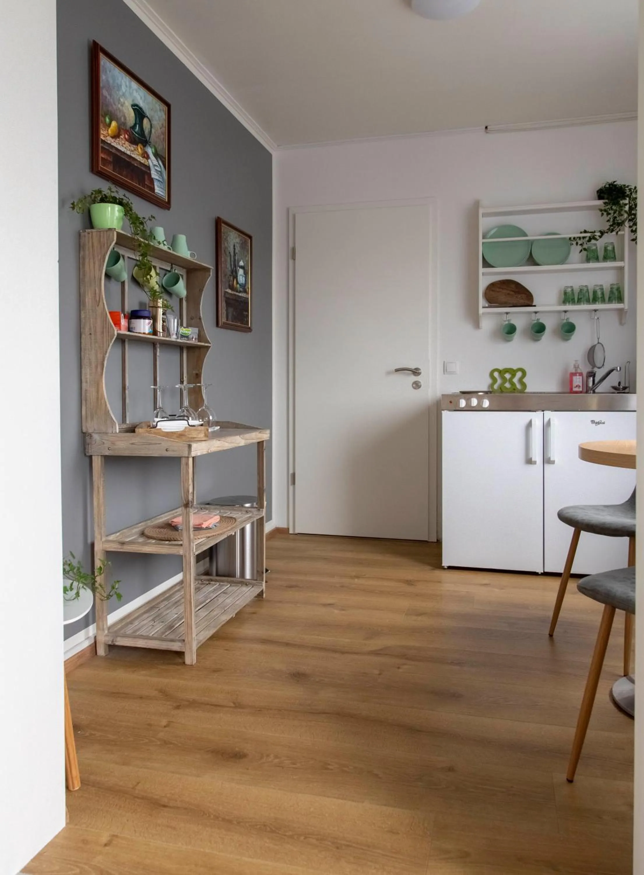 Kitchen or kitchenette in Private and peaceful one bedroom apartments