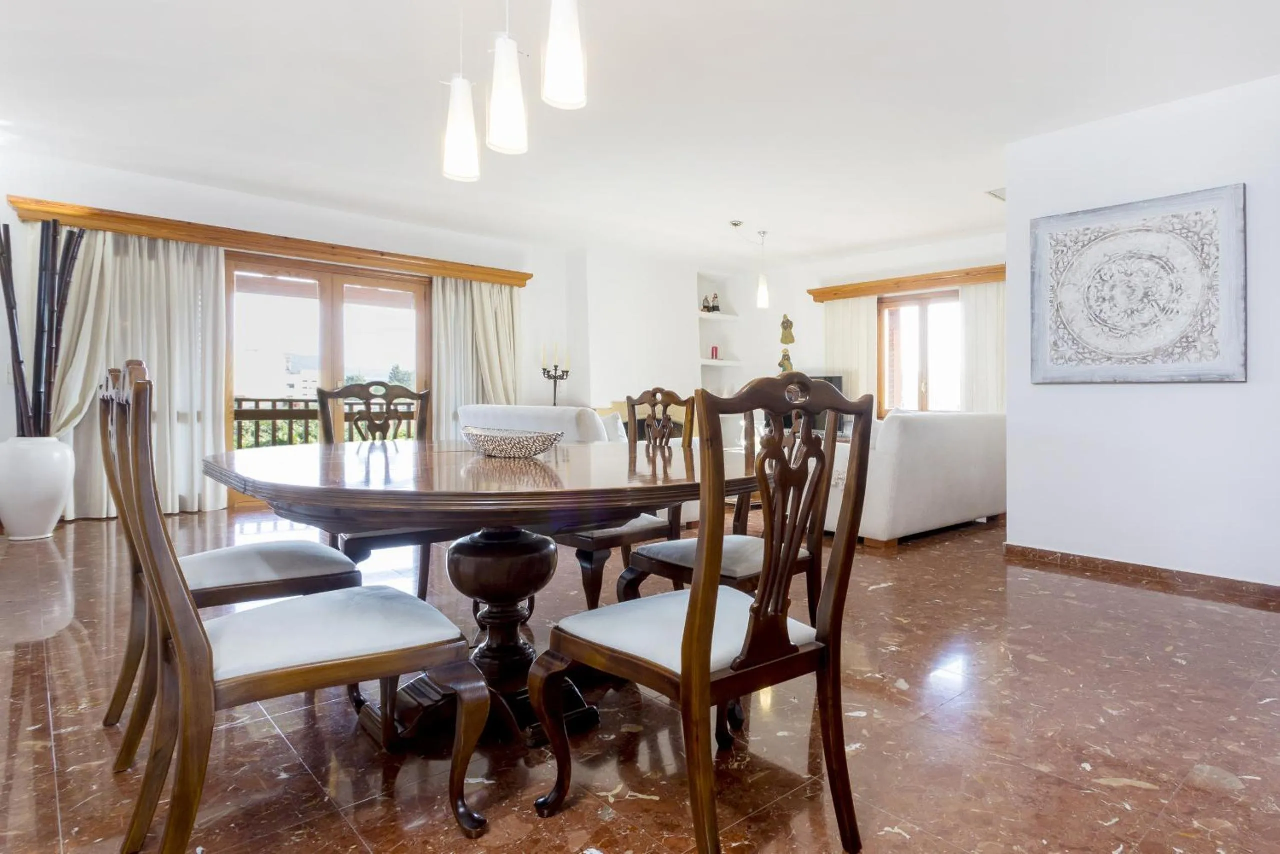 Dining area in Huerta