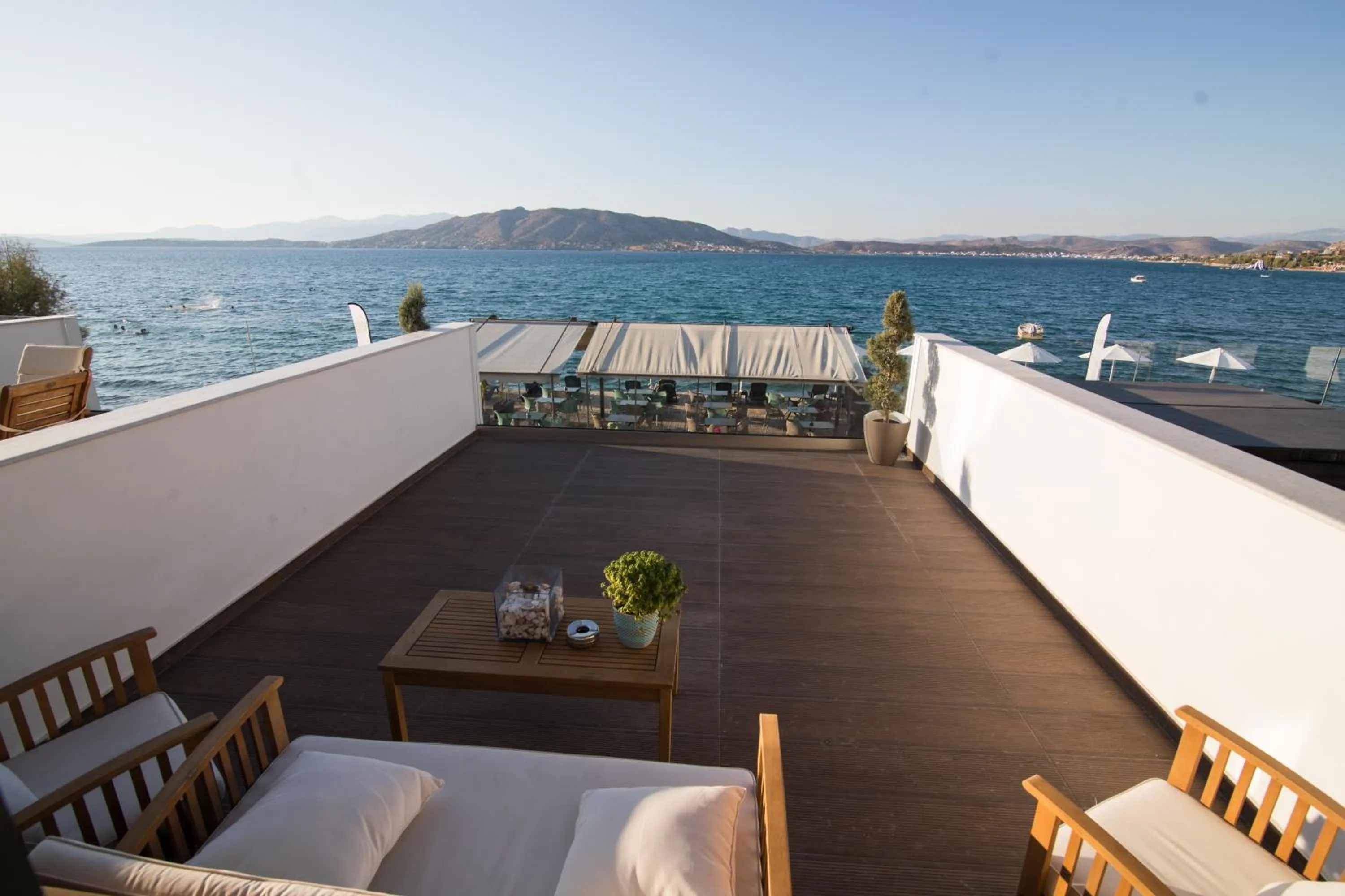 Balcony/Terrace in Aianteion Bay Luxury Hotel & Suites