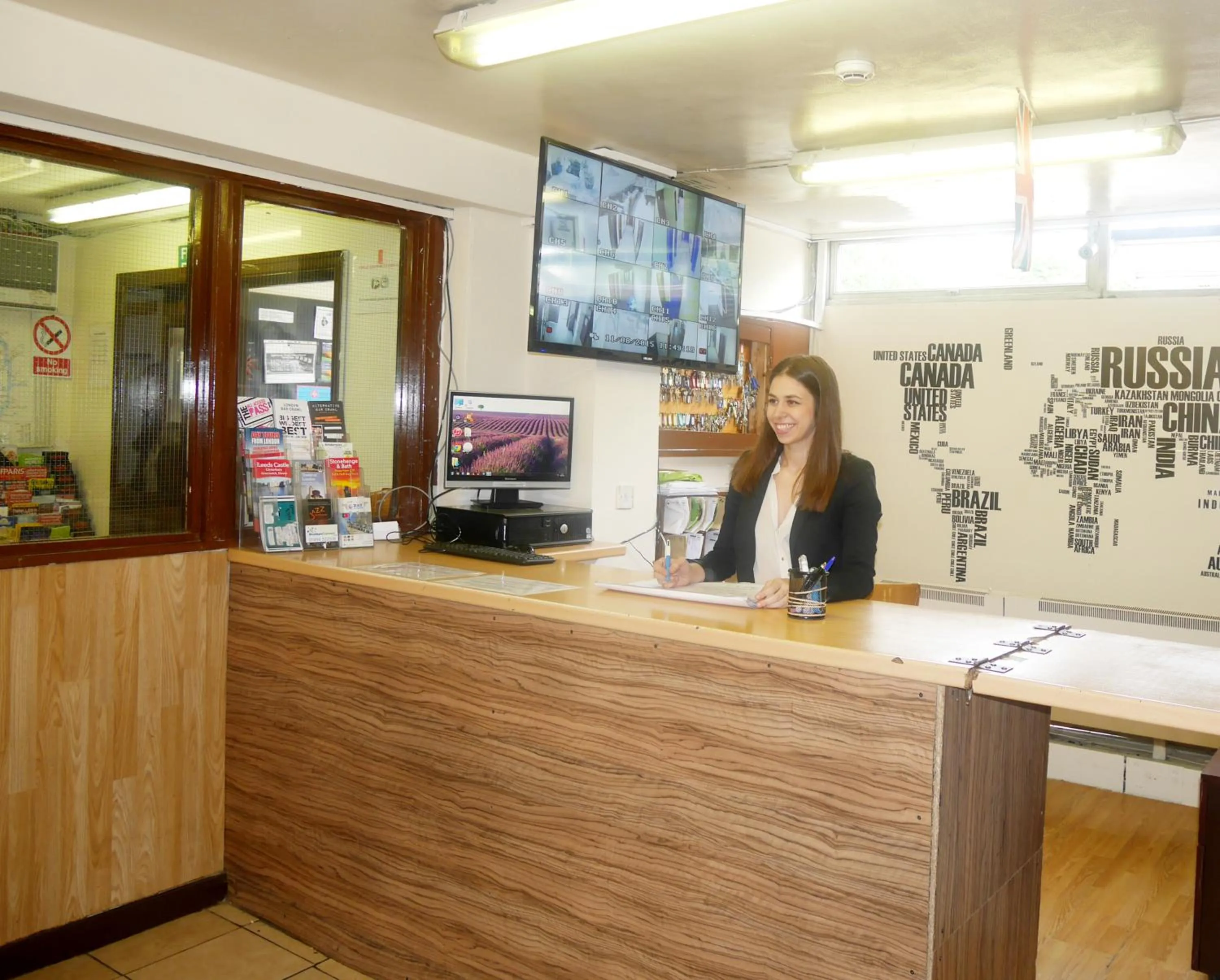 Lobby or reception in Kensal Green Backpackers