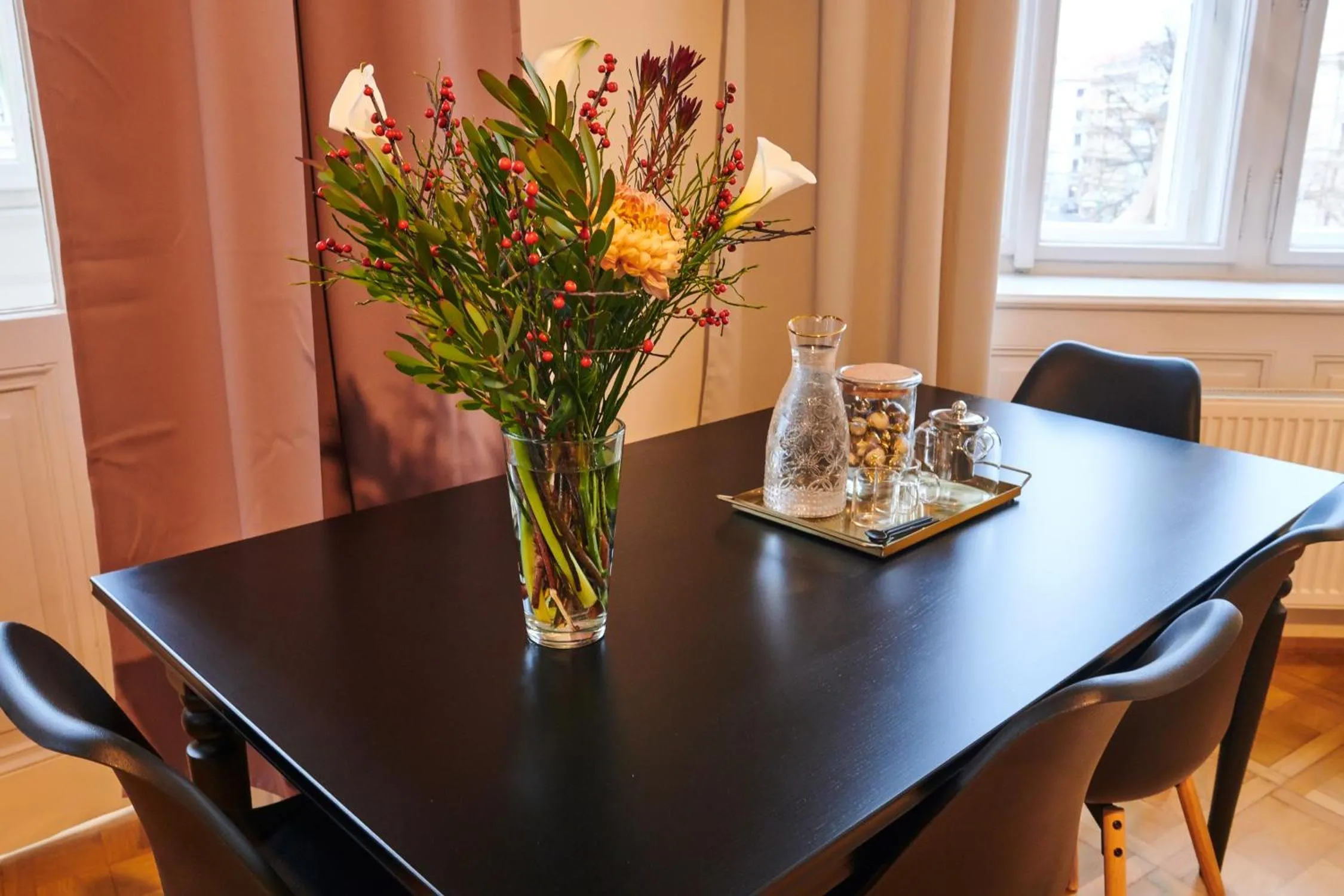 Dining area in Royal Route Residence Lesser Town