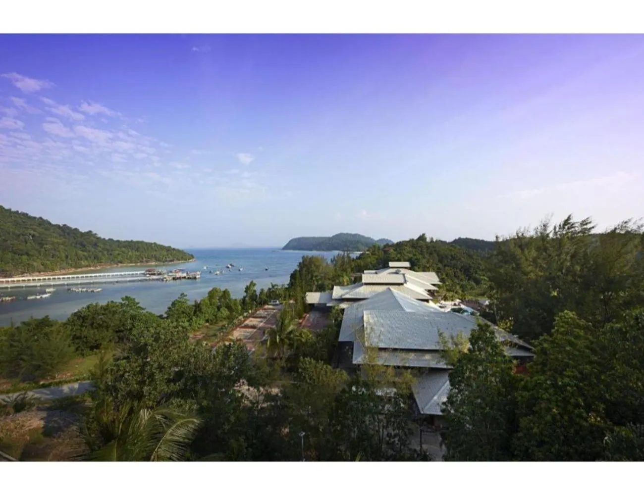 Bird's eye view in Redang Island Resort