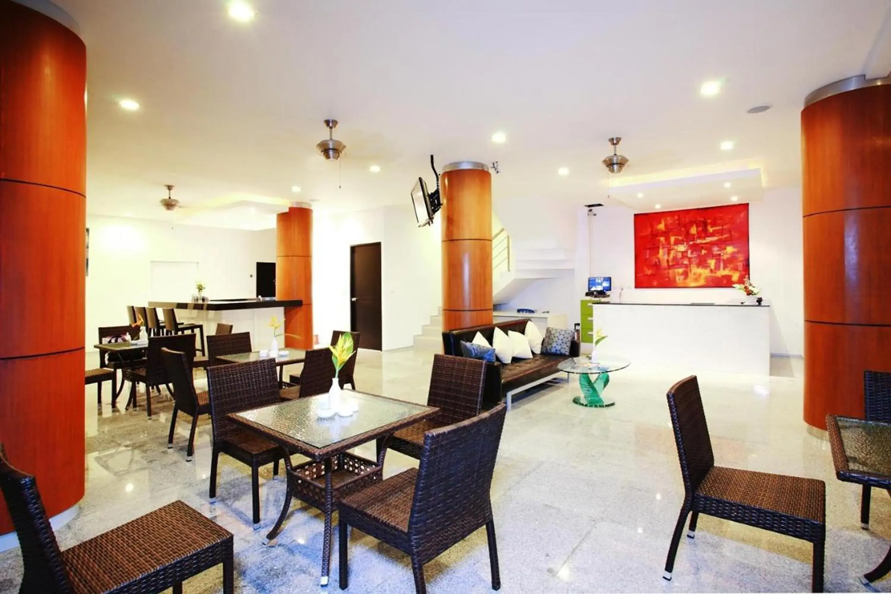 Lobby or reception in One World One Home Naiharn Hotel Lobby or reception in One World One Home Naiharn Hotel