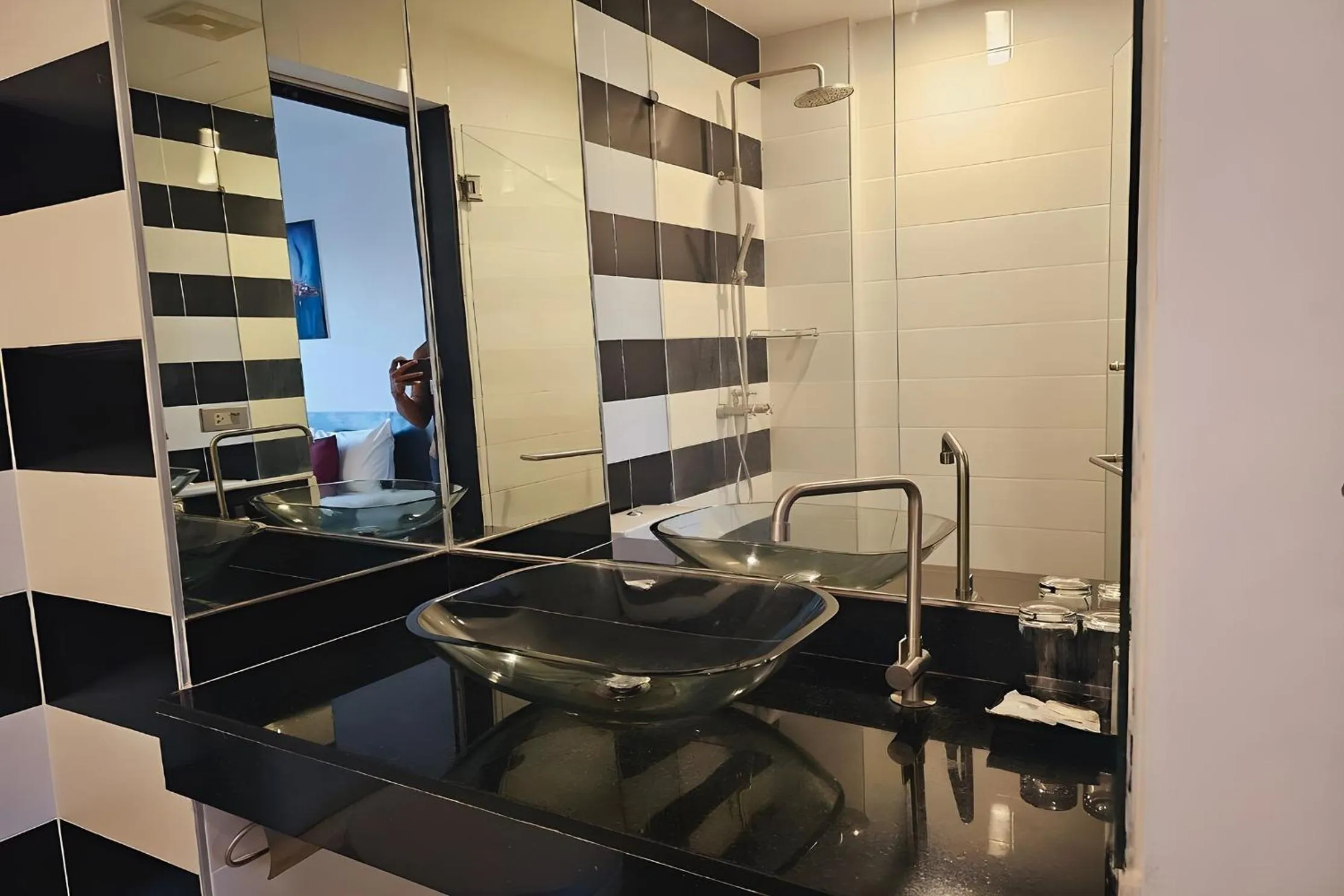 Bathroom in One World One Home Naiharn Hotel