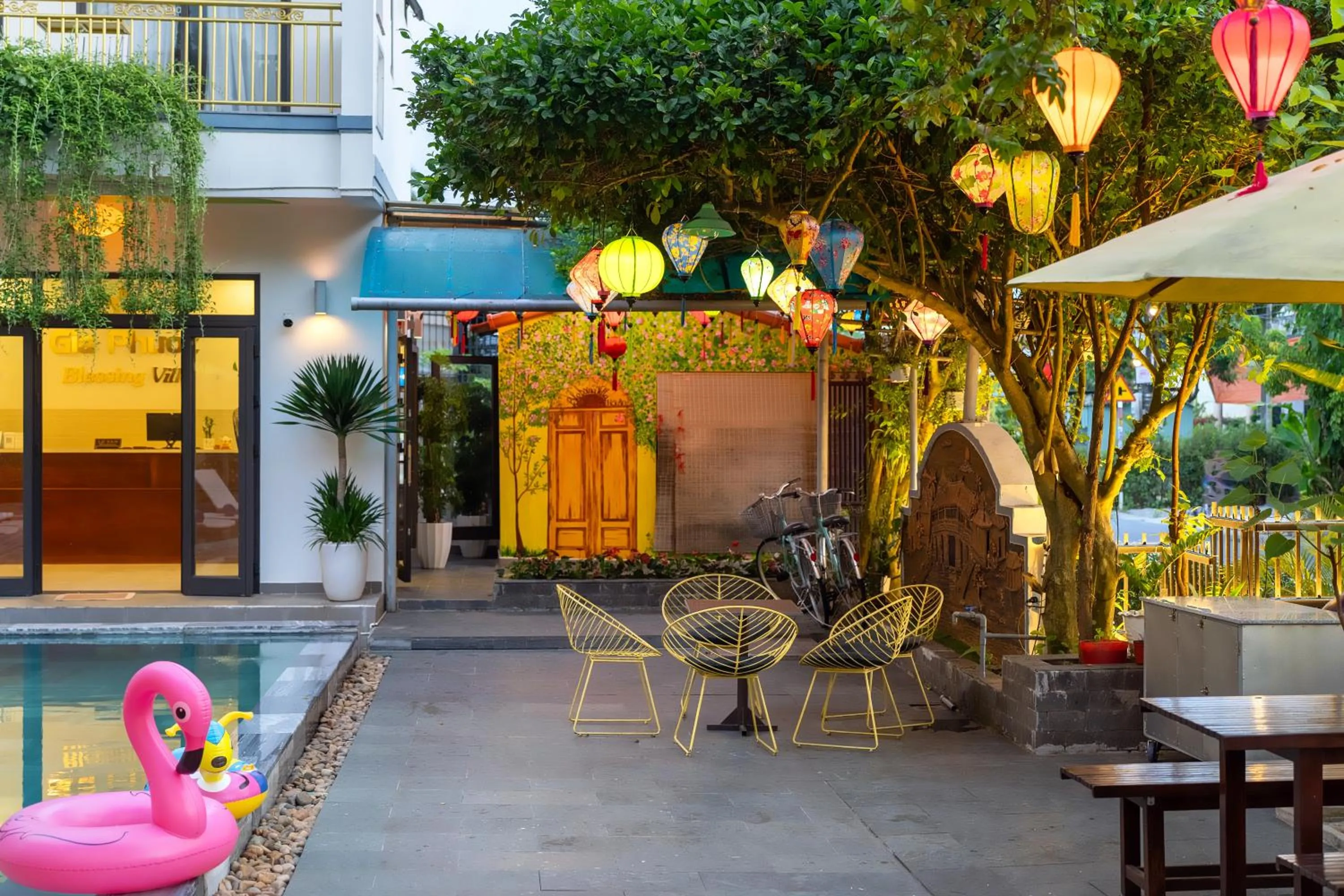Garden view in Blessing Villa Hoi An