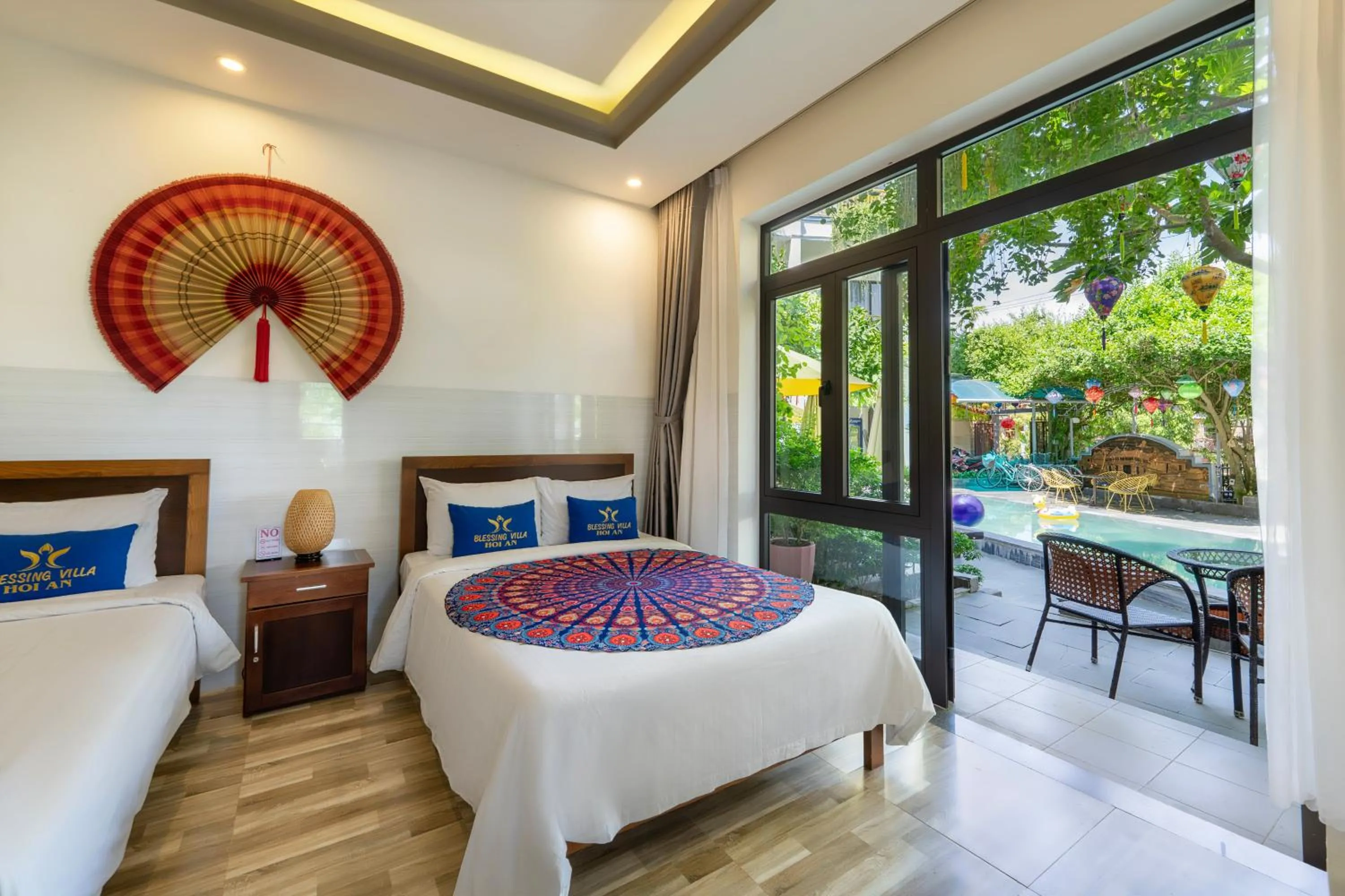 Bed in Blessing Villa Hoi An