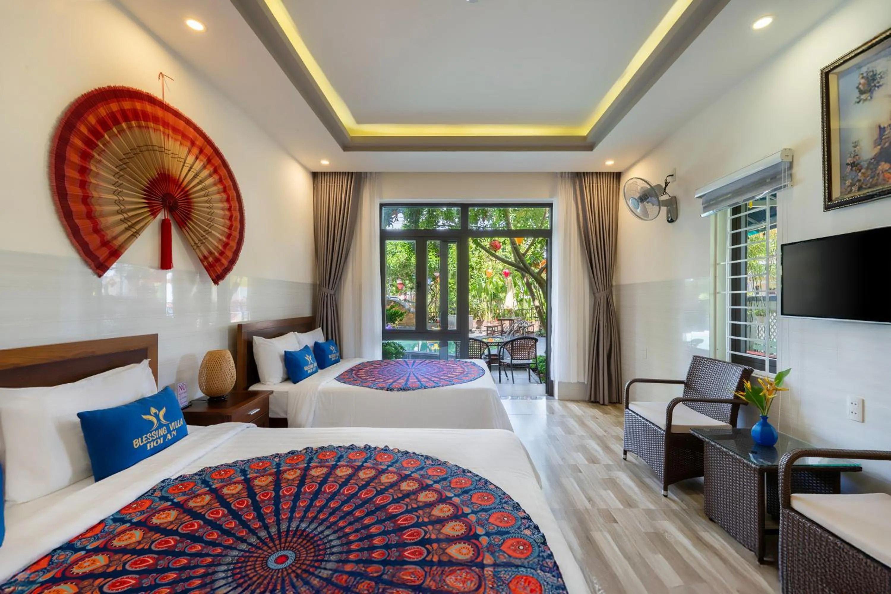 Bed in Blessing Villa Hoi An