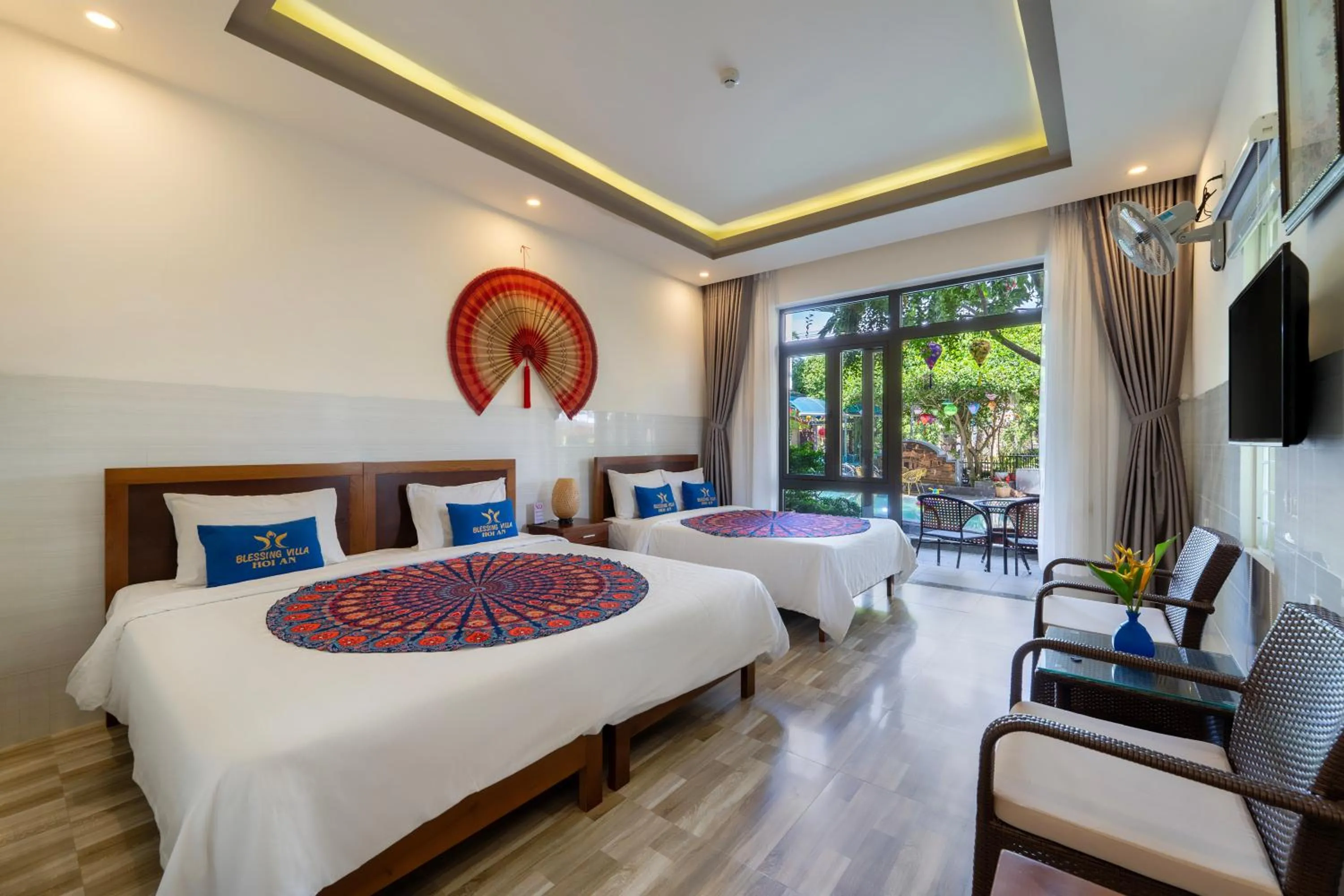 Photo of the whole room, Bed in Blessing Villa Hoi An