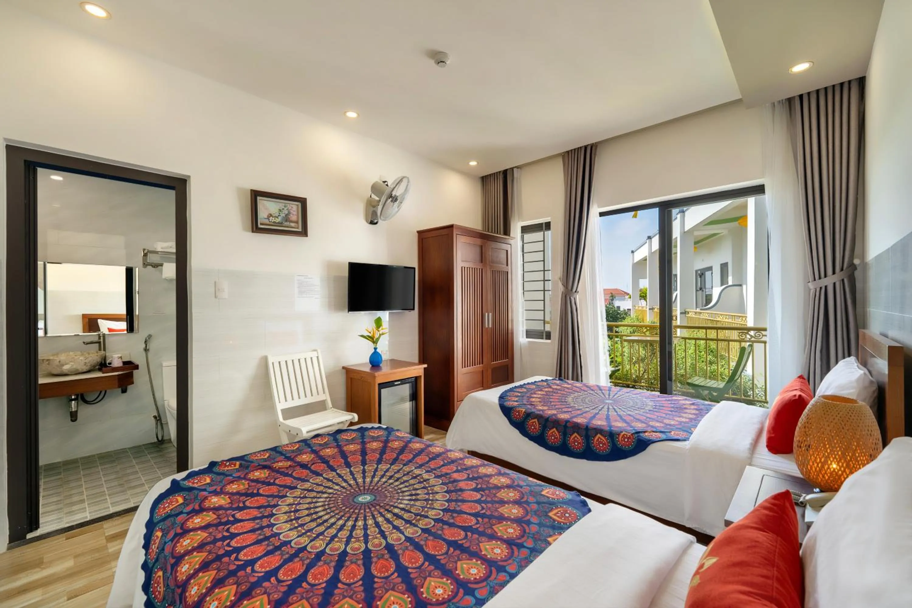 Bed in Blessing Villa Hoi An