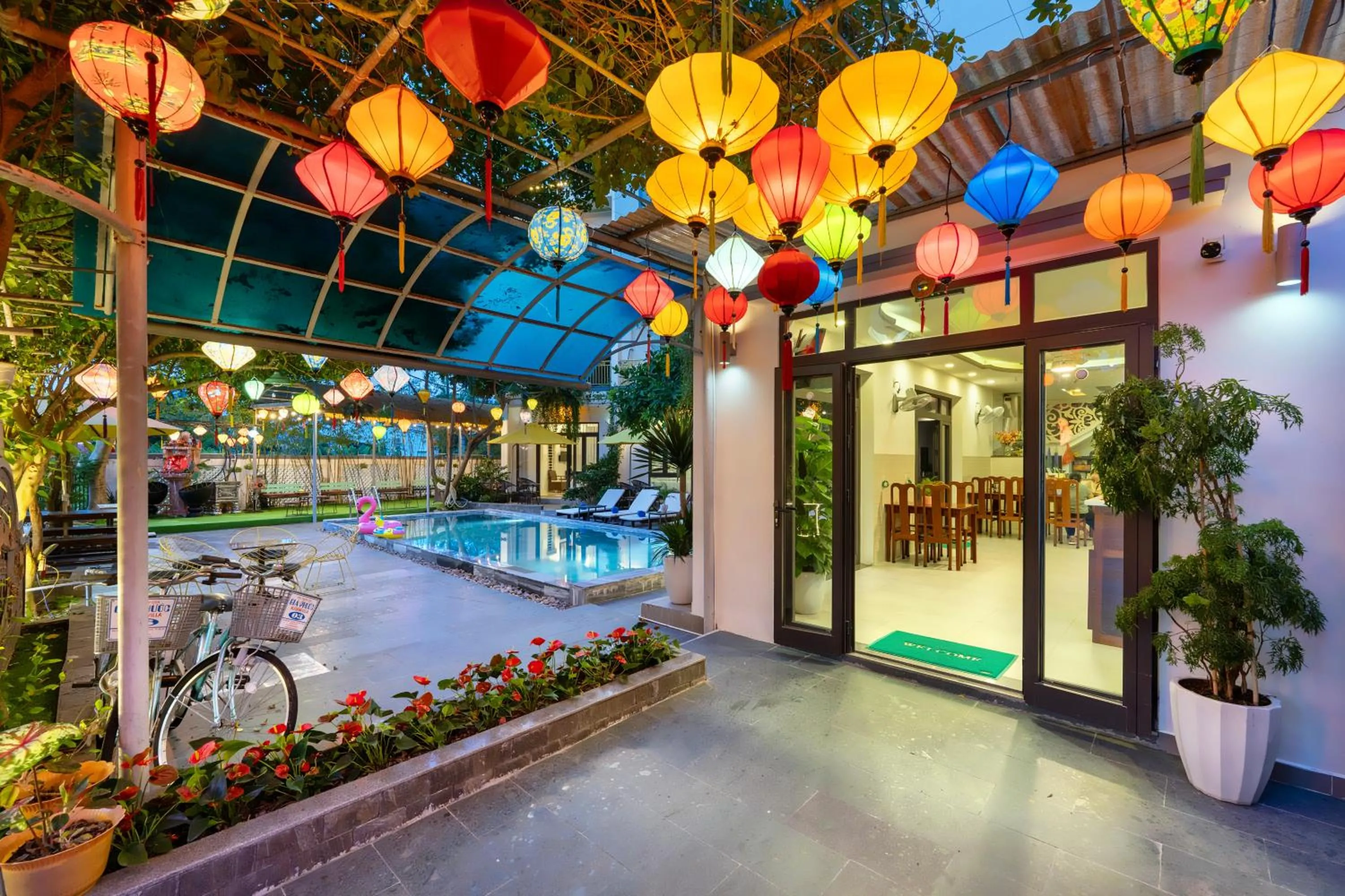 Pool view in Blessing Villa Hoi An