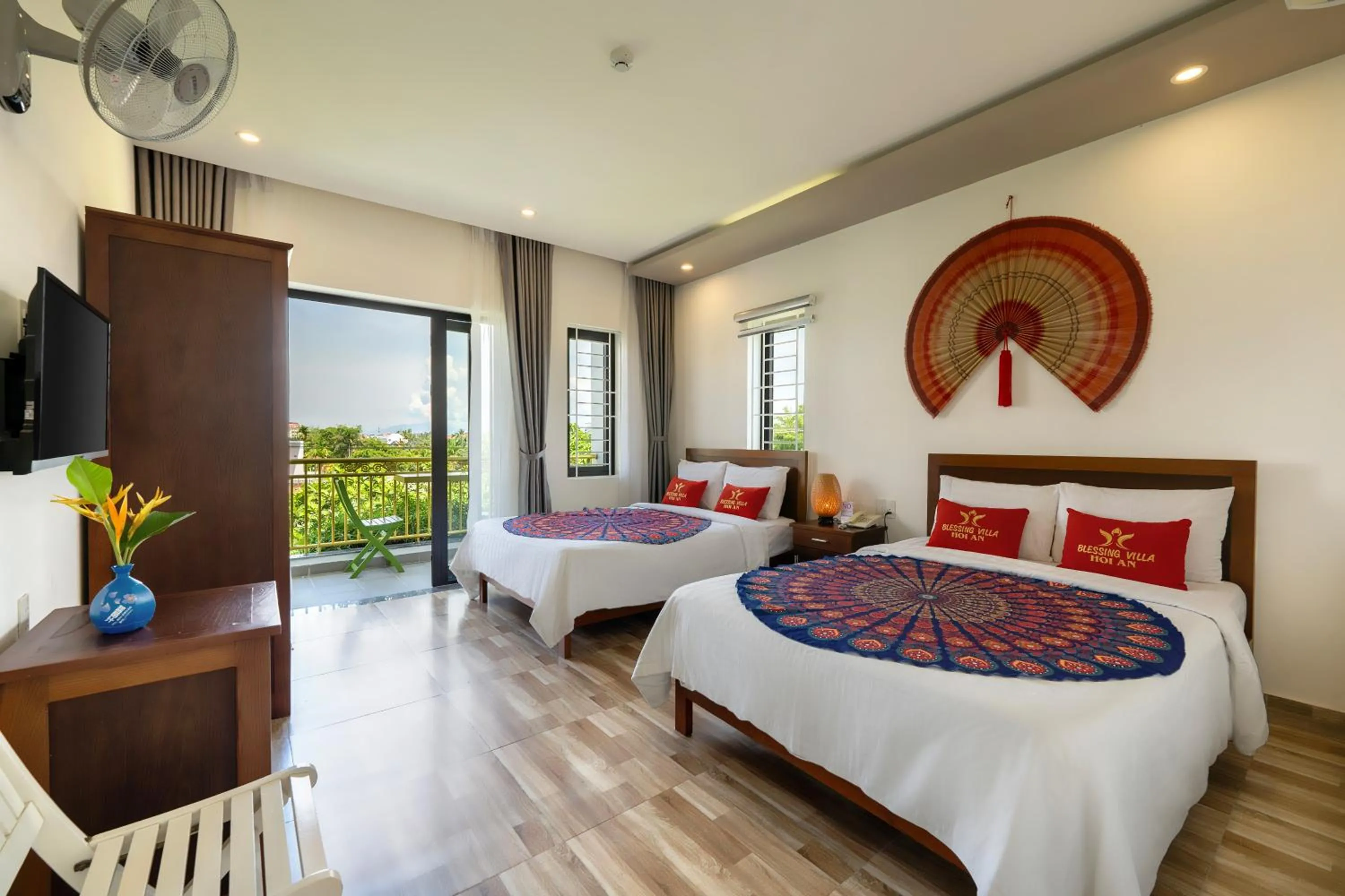 Photo of the whole room, Bed in Blessing Villa Hoi An