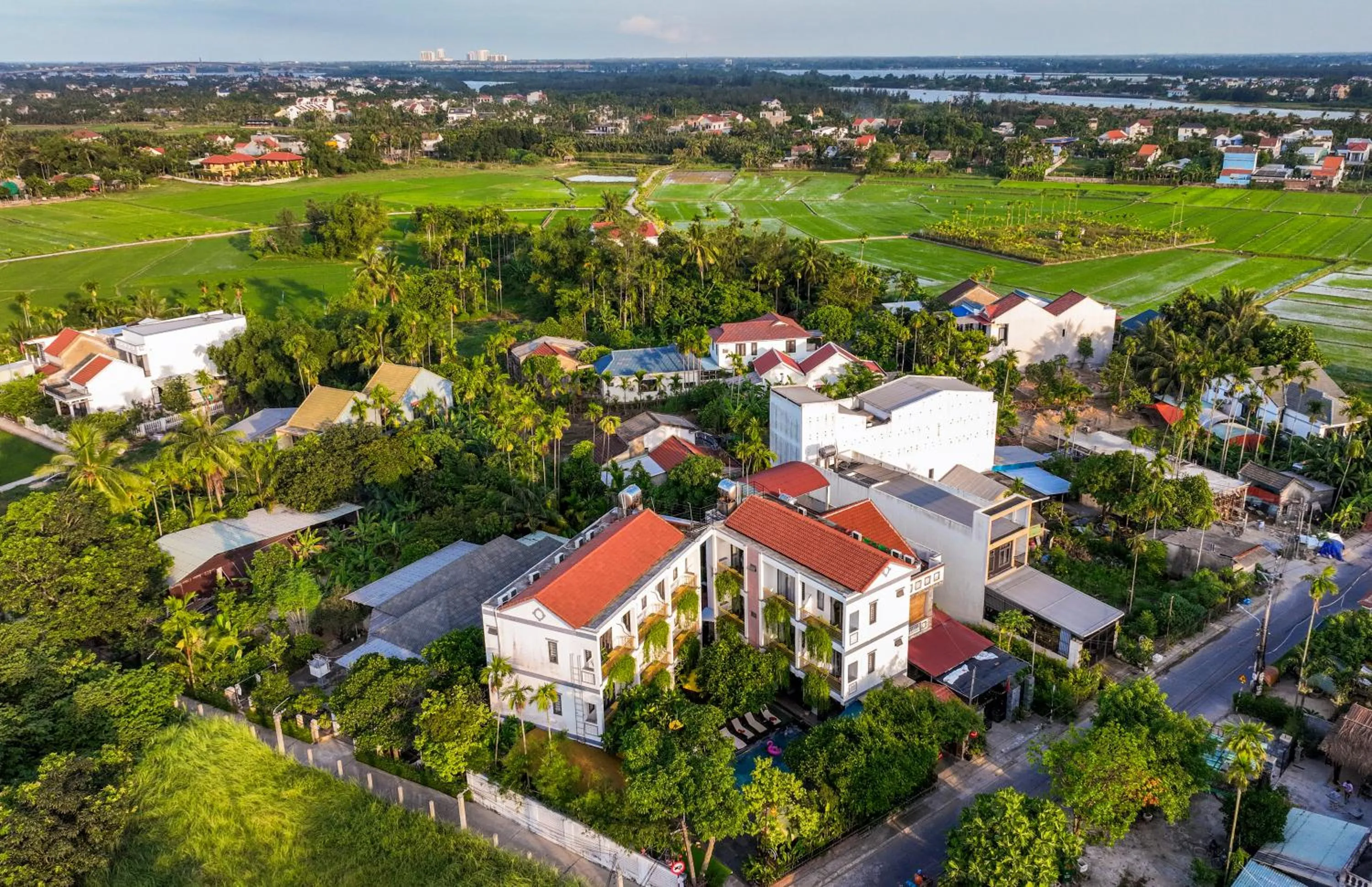 Bird's eye view in Blessing Villa Hoi An
