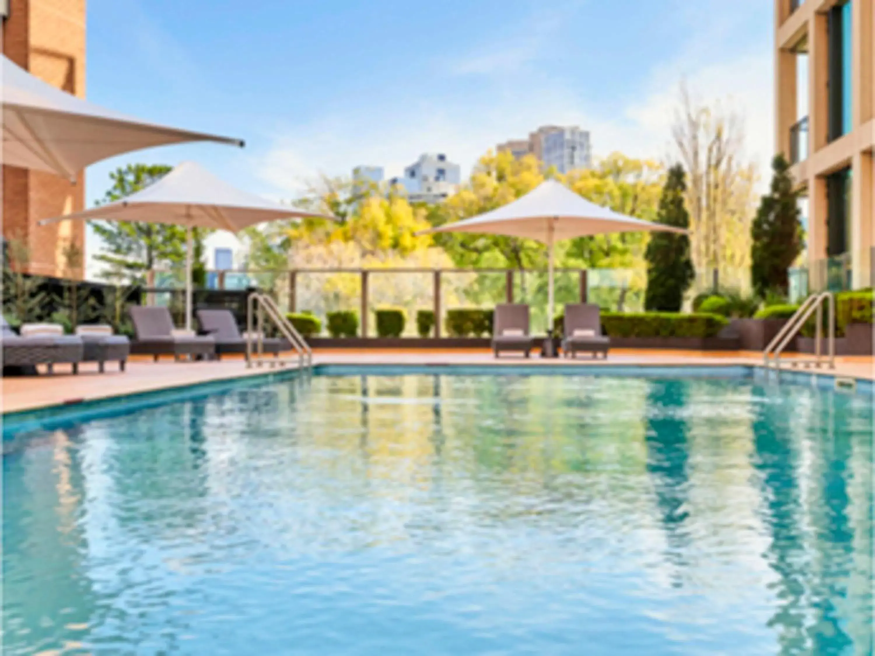 Pool view in Pullman Melbourne On the Park Pool view in Pullman Melbourne On the Park