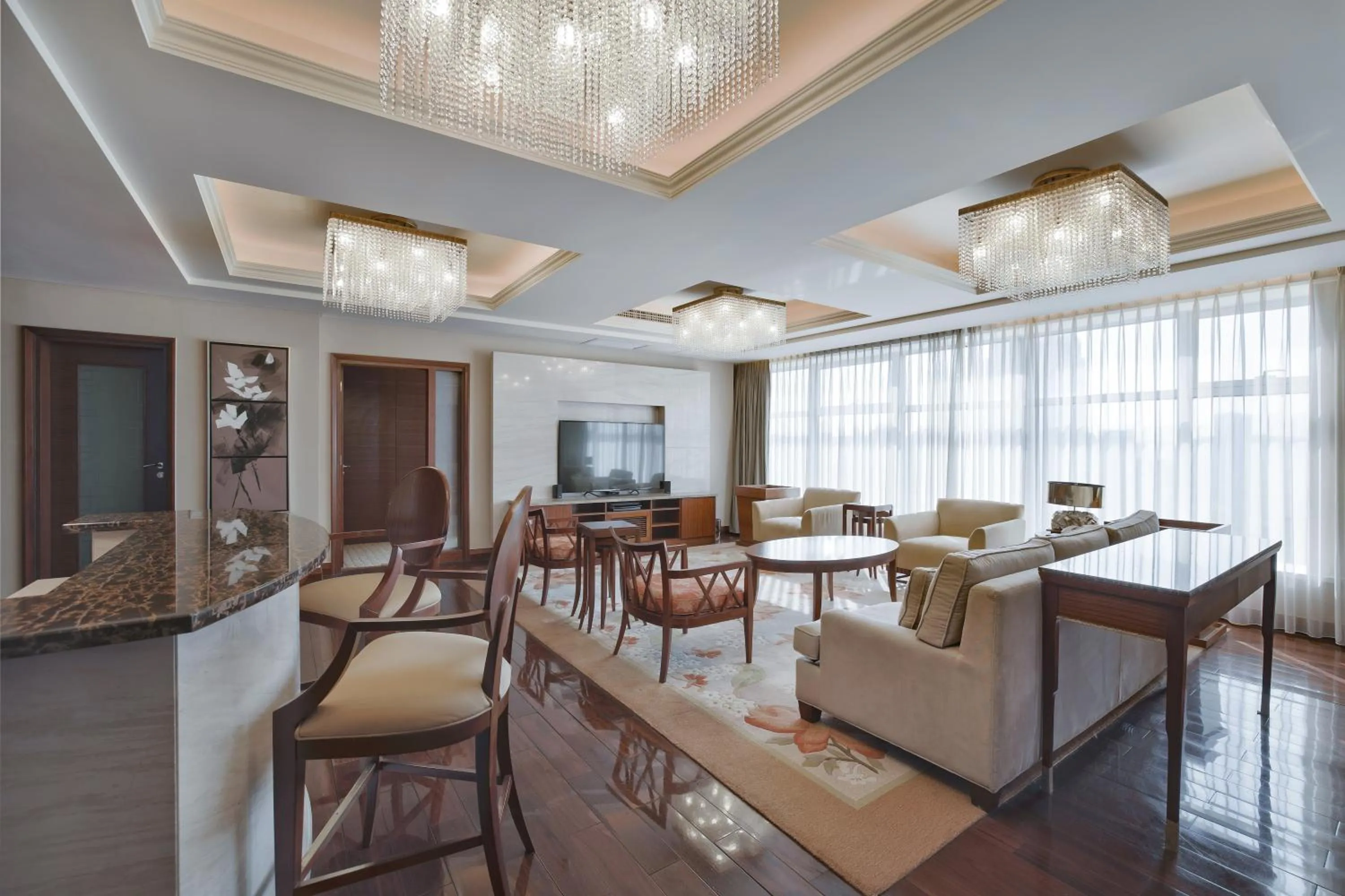 Living room in Sheraton Changsha Hotel