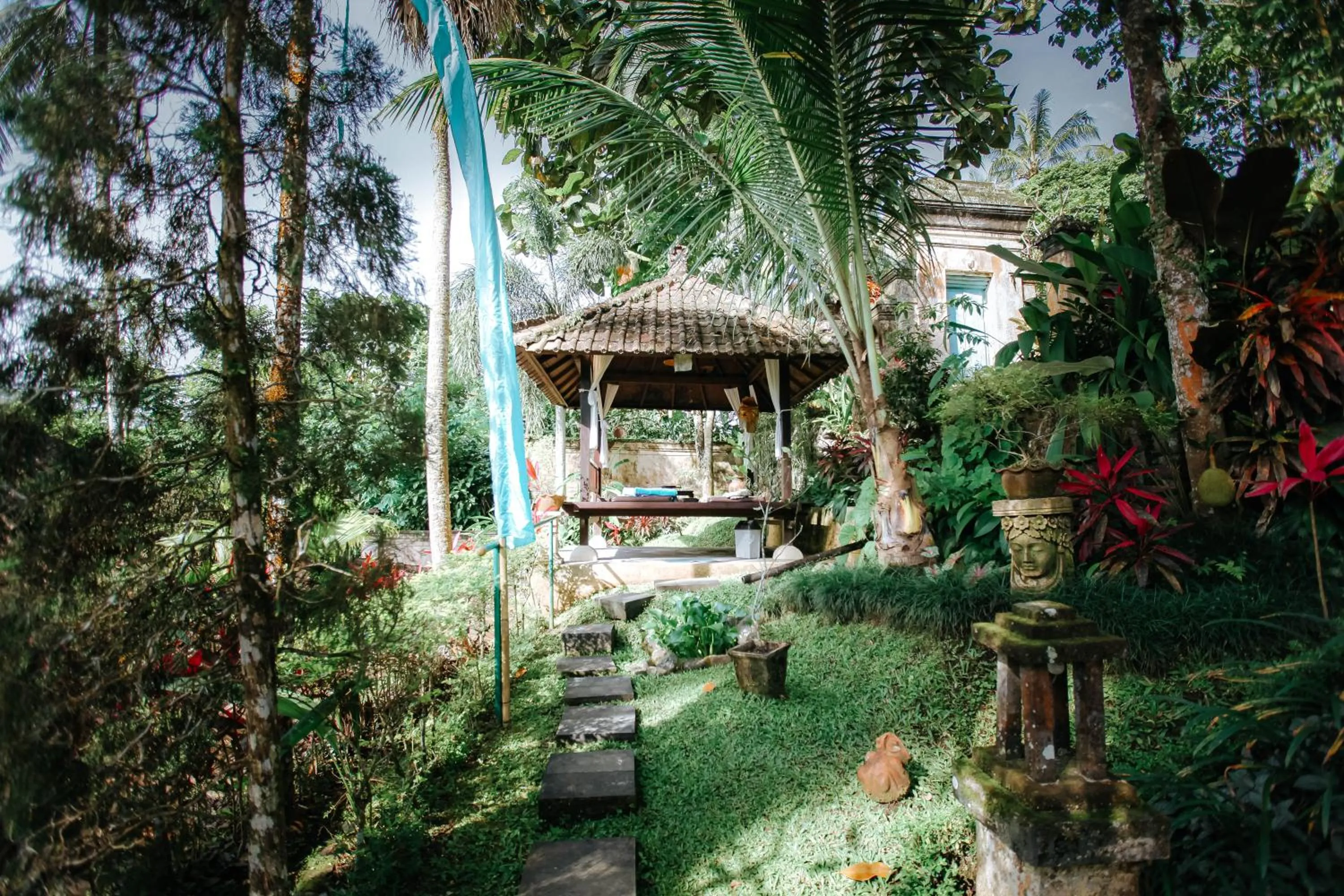 Patio in The Mahogany Villa Ubud