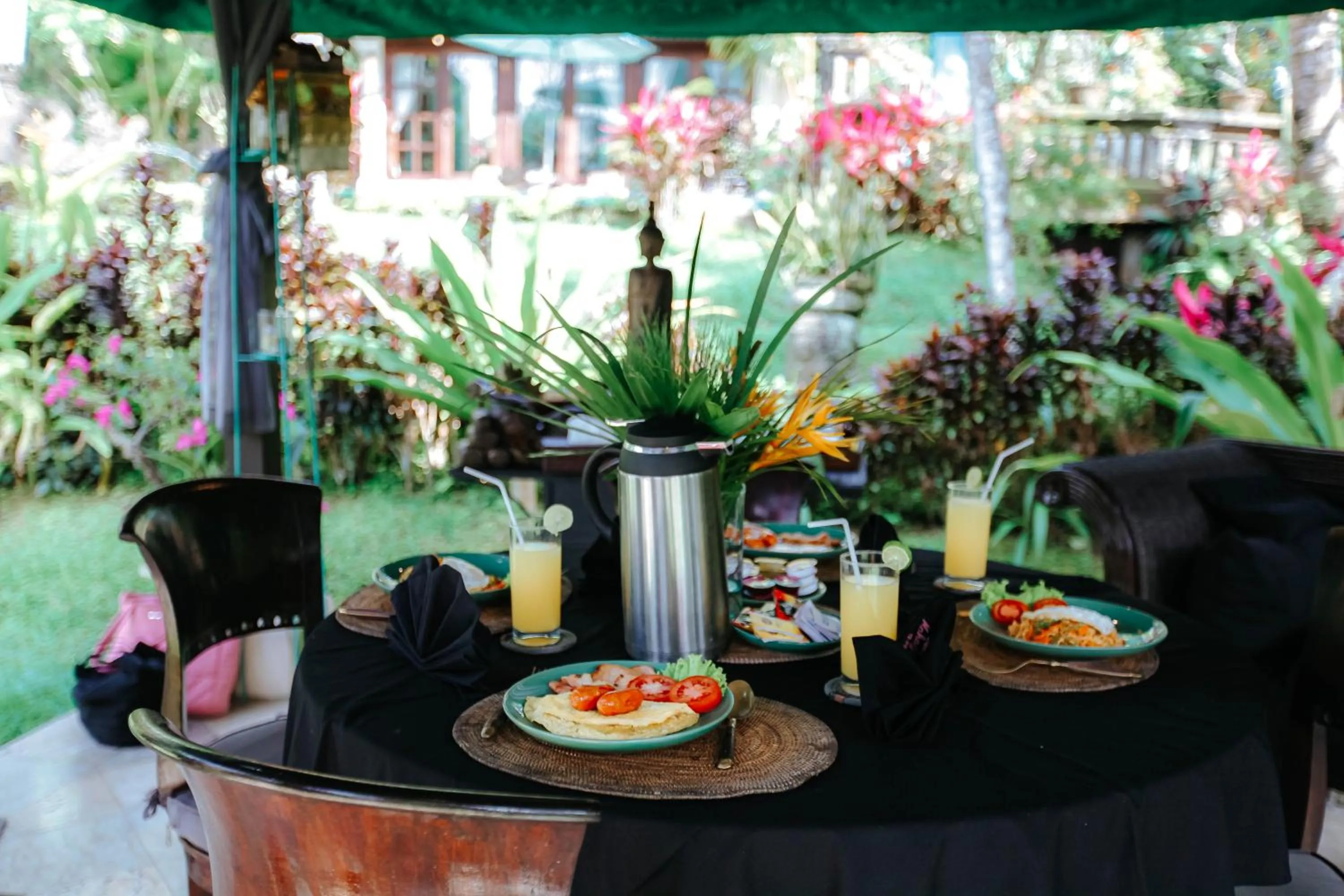 Breakfast in The Mahogany Villa Ubud