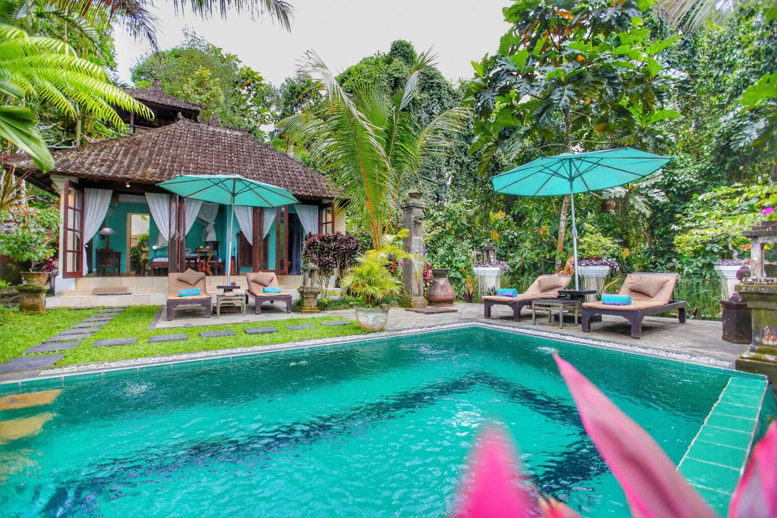 Property building in The Mahogany Villa Ubud