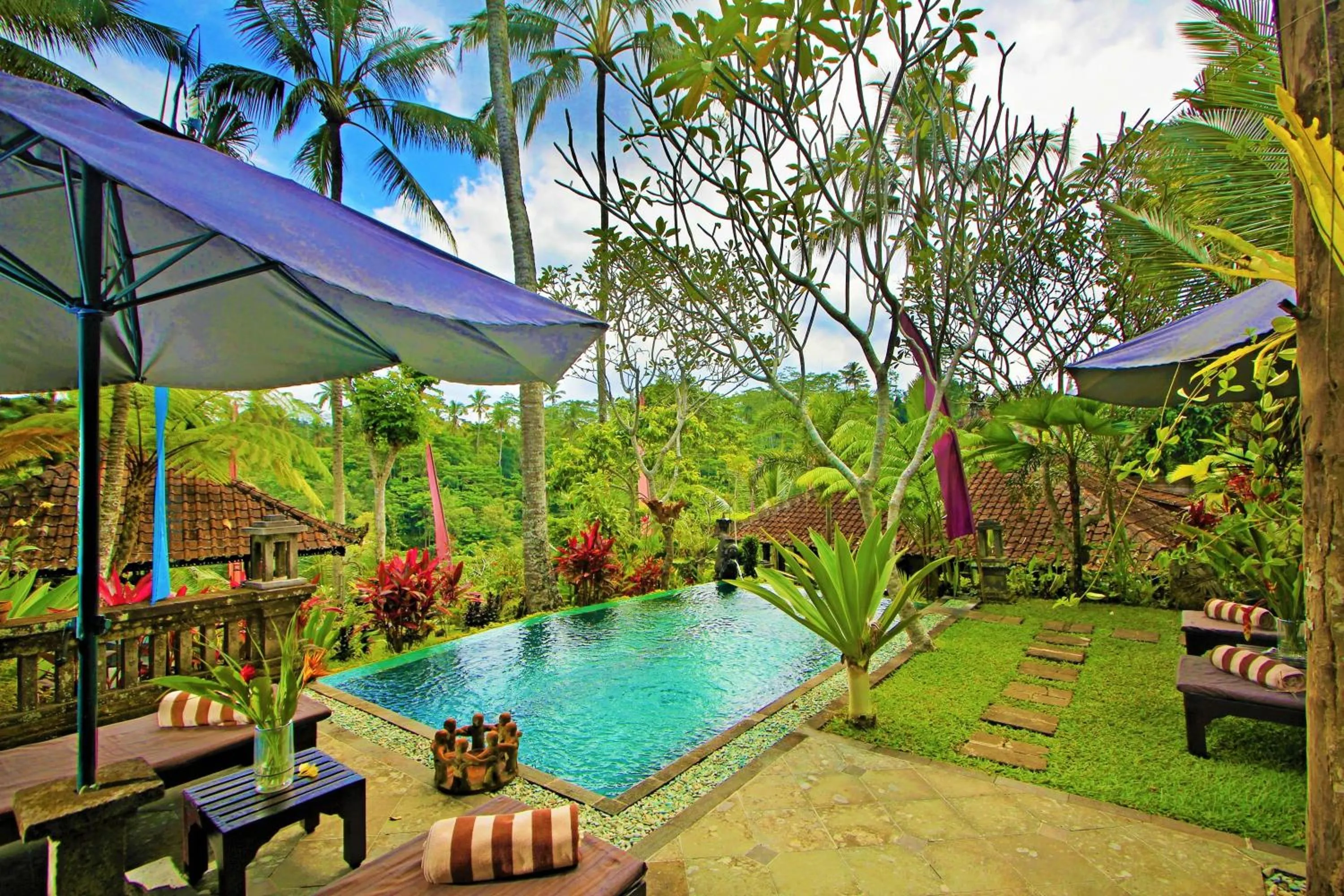 Garden in The Mahogany Villa Ubud