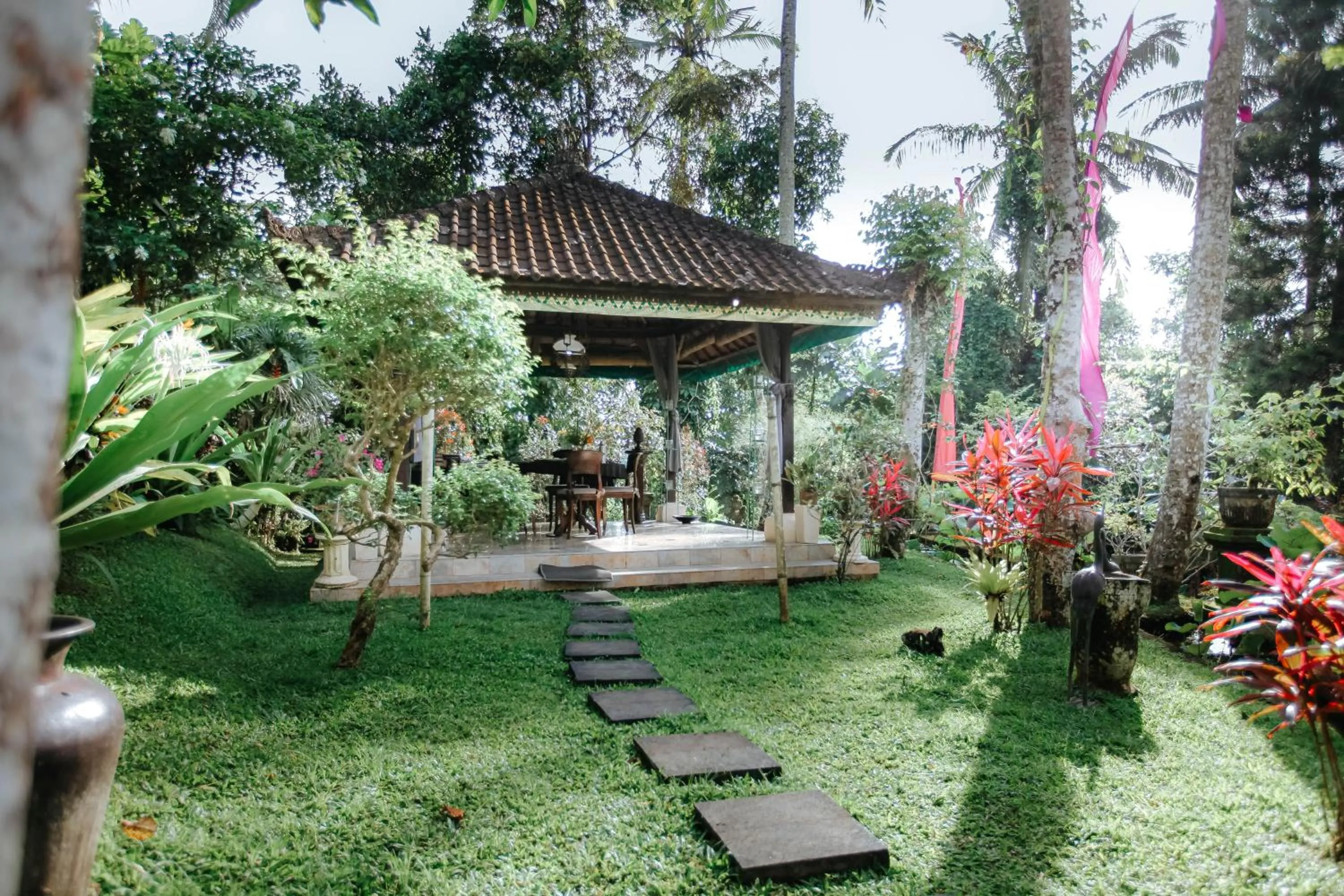 Patio in The Mahogany Villa Ubud