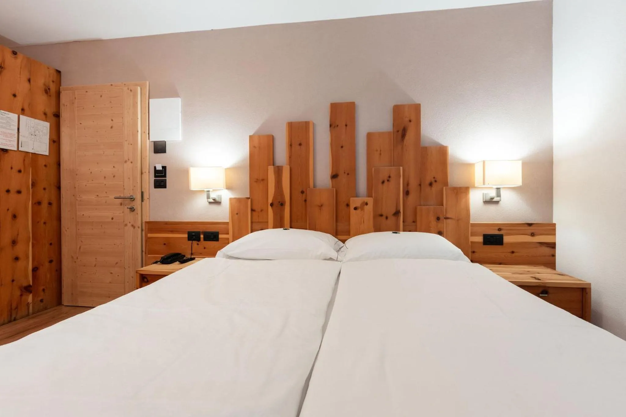 Bedroom, Bed in Hotel Piedibosco