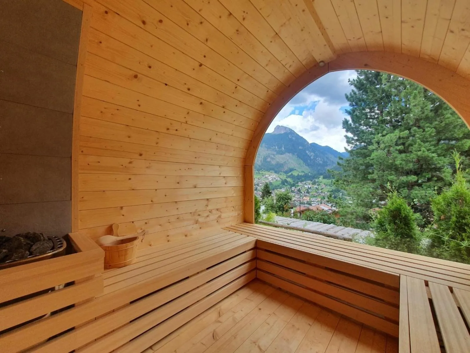 Garden in Hotel Piedibosco