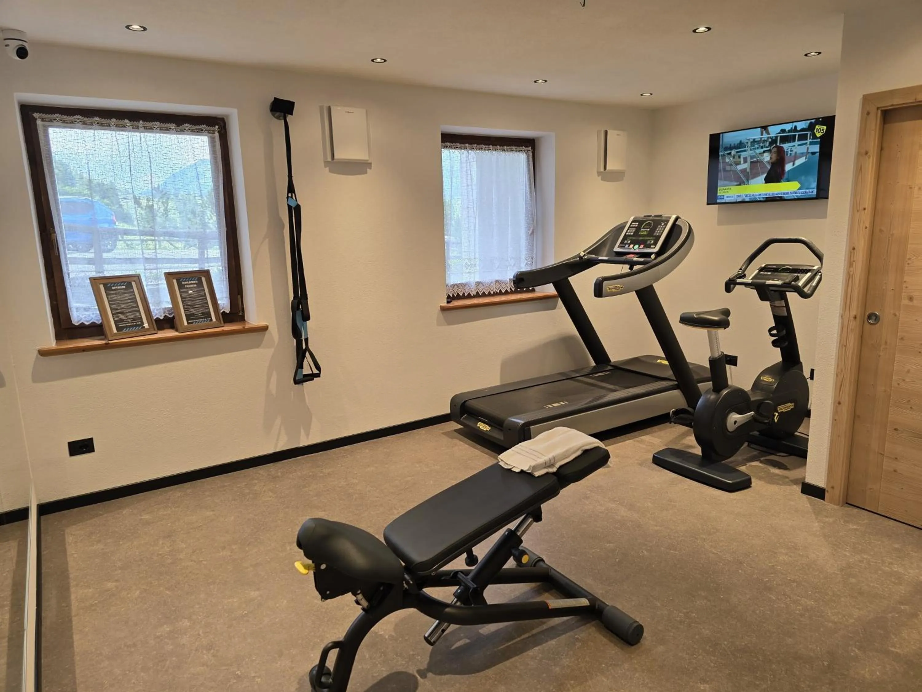 Fitness centre/facilities in Hotel Piedibosco