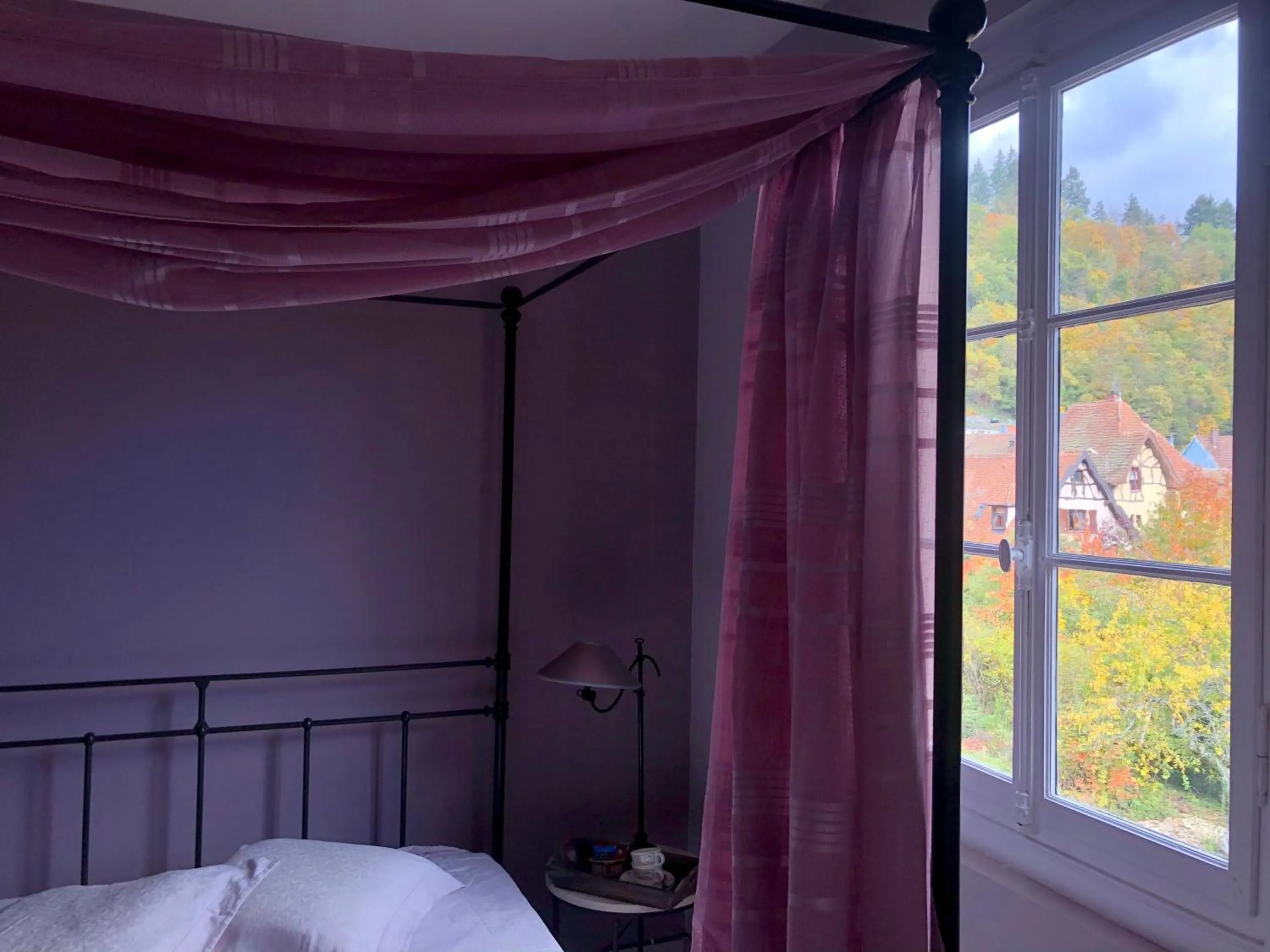 Mountain view, Bed in B&B La Clé d'Alsace