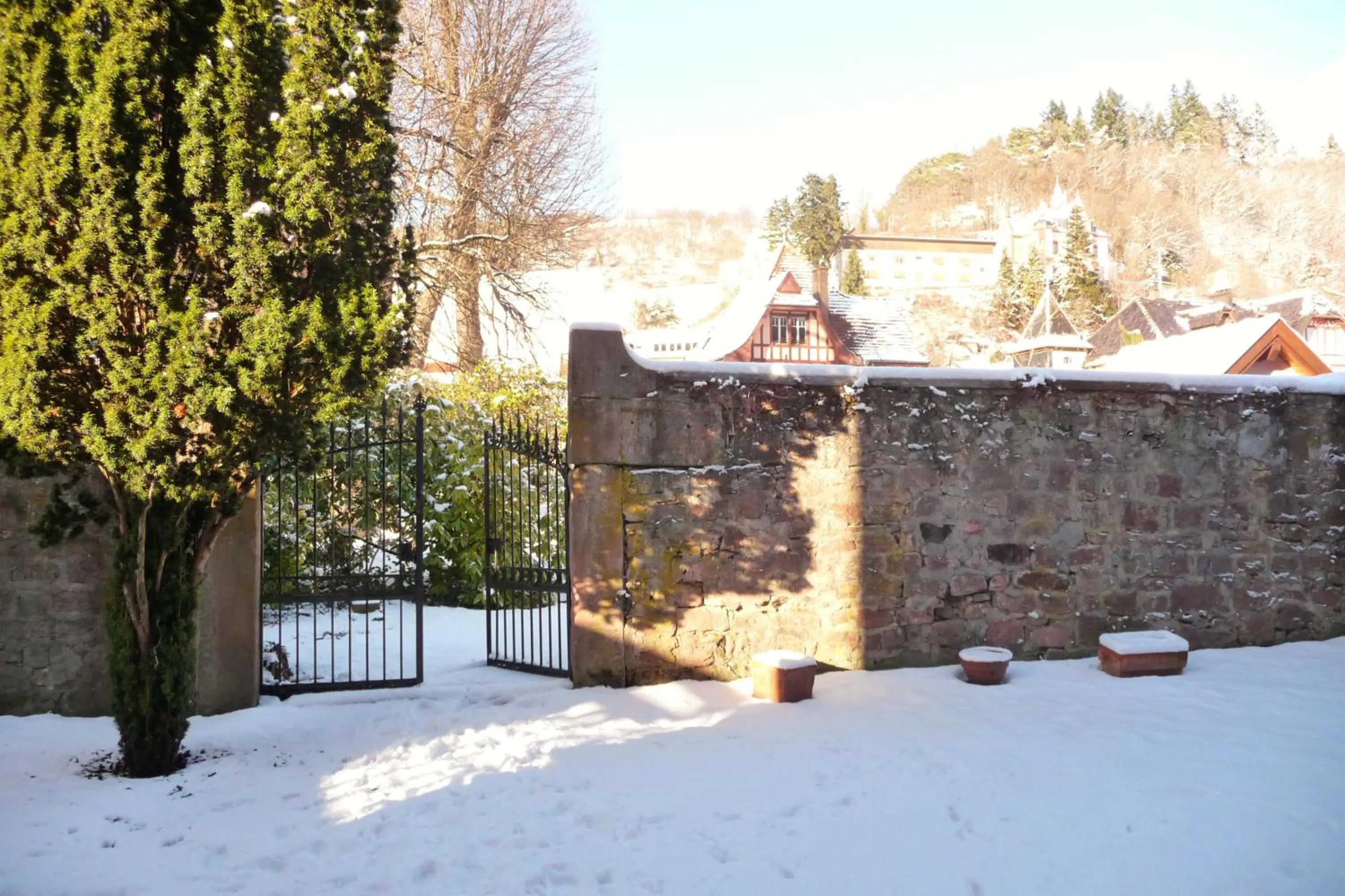 Garden in B&B La Clé d'Alsace