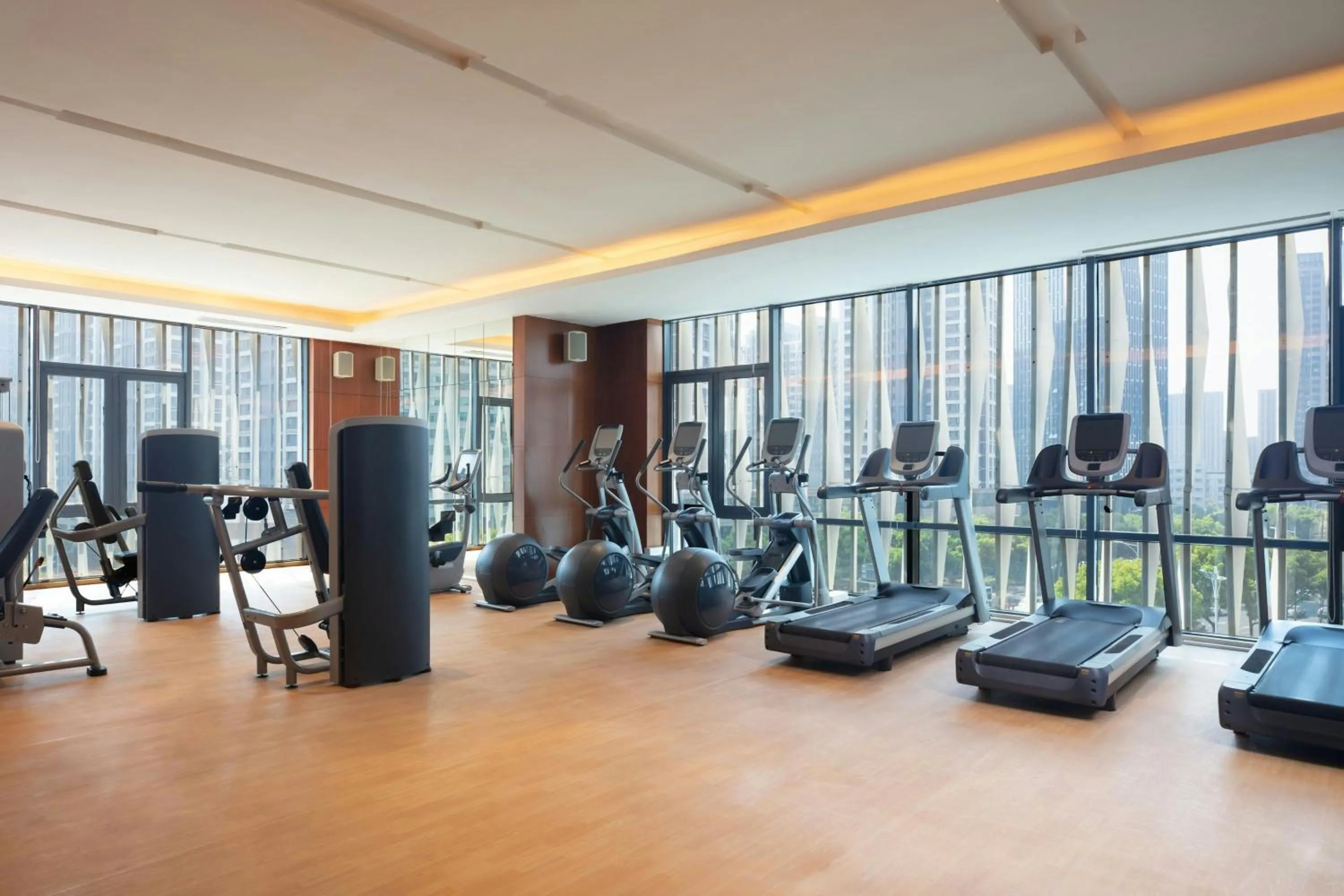 Fitness centre/facilities in Sheraton Changzhou Xinbei Hotel