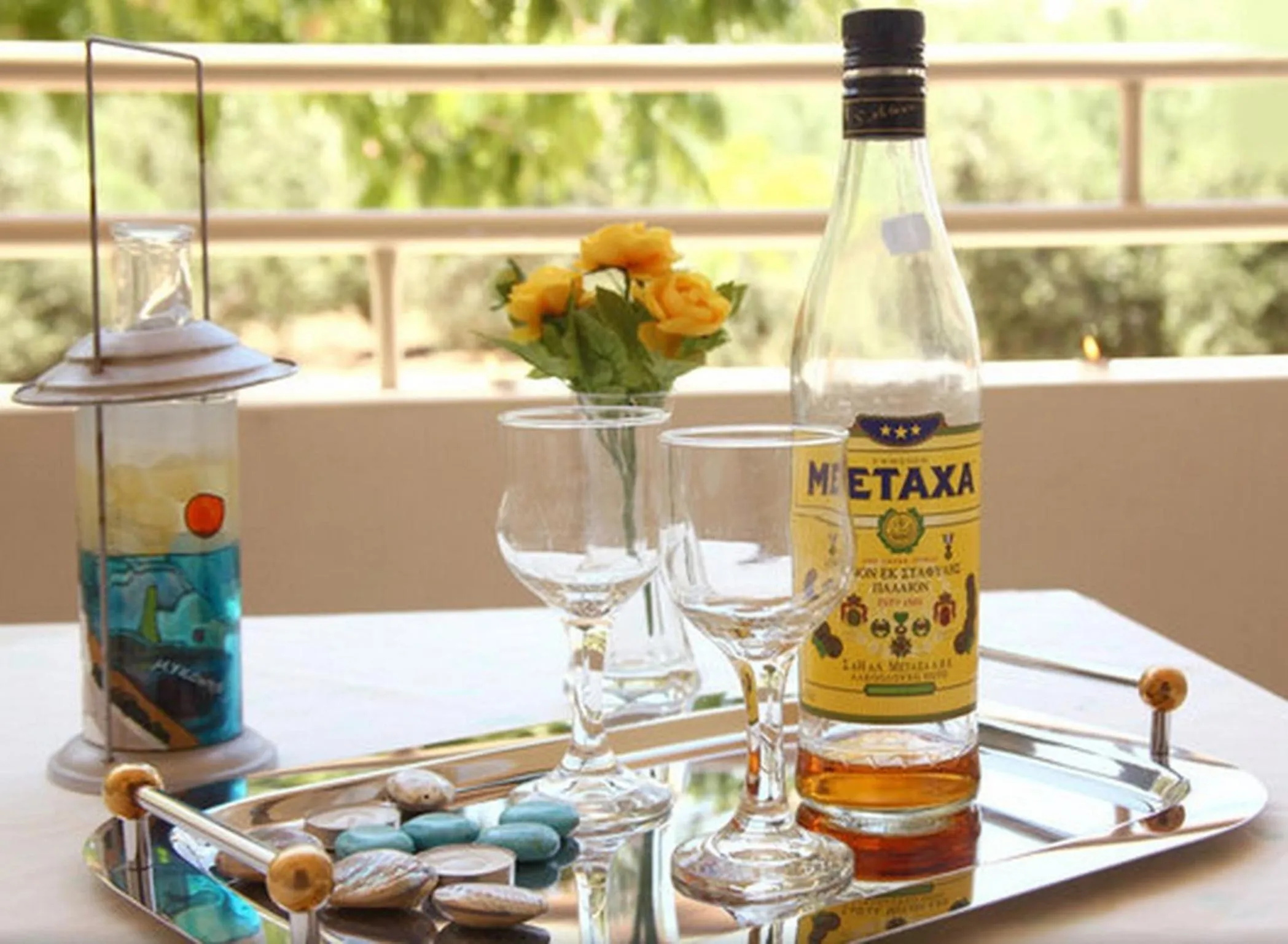 Decorative detail in Armonia Apartments