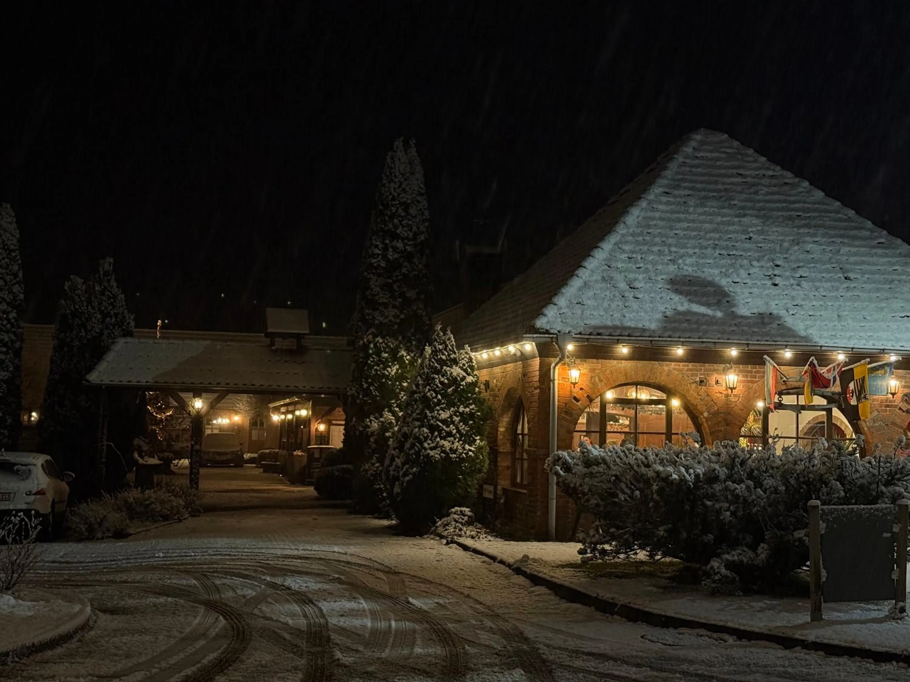 Restaurant/places to eat in Landhotel Zur Schmiede