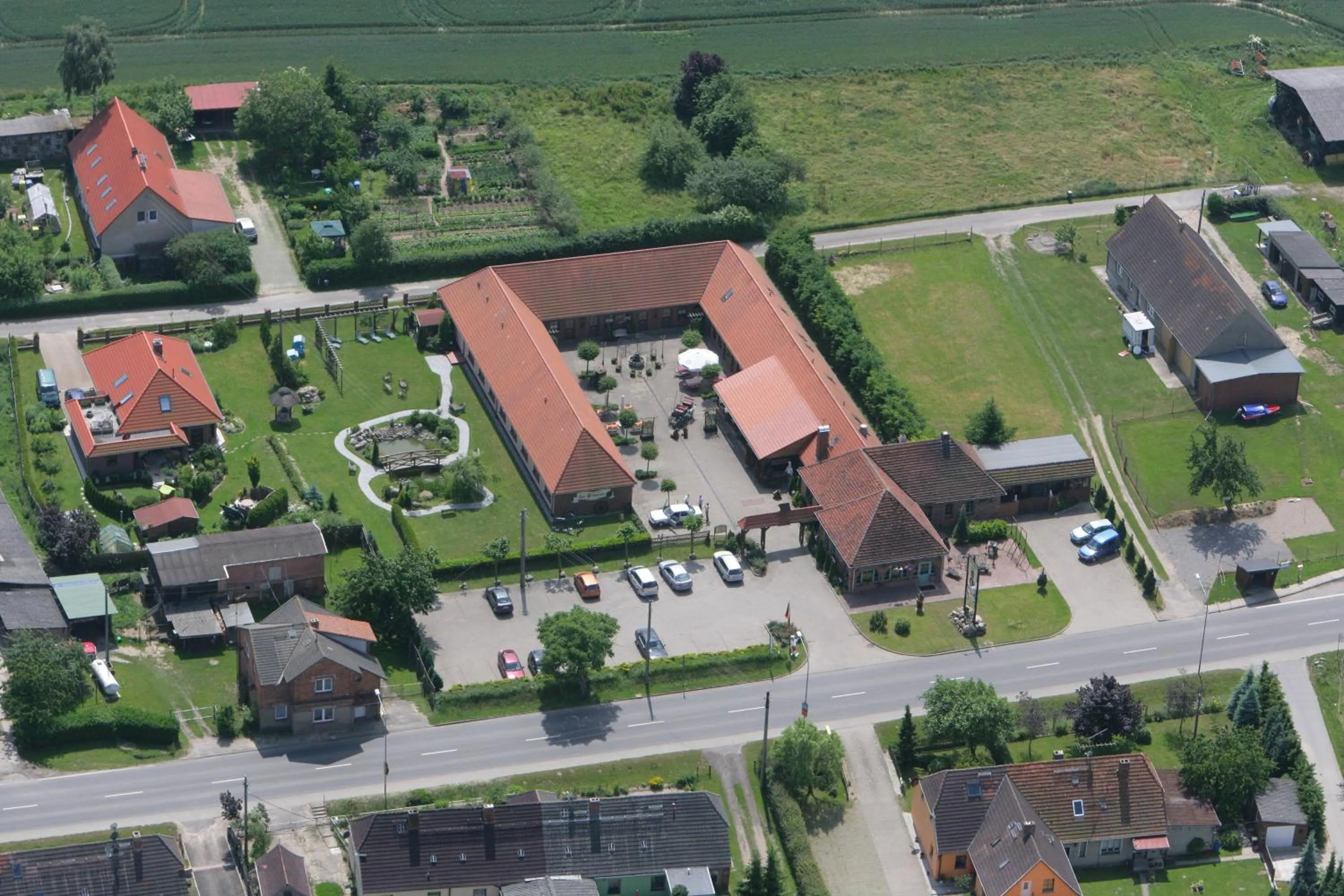 Bird's eye view in Landhotel Zur Schmiede