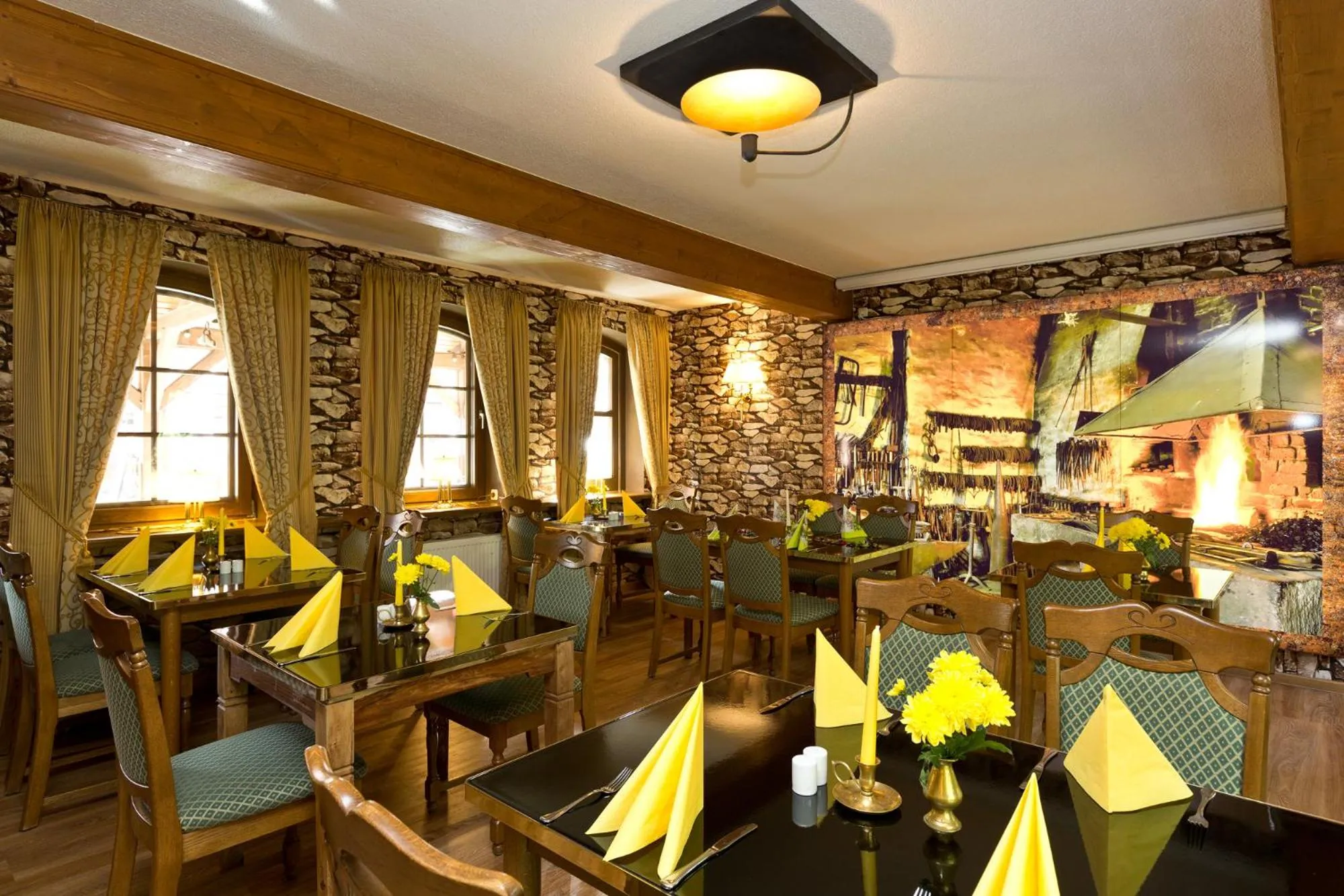 Lounge or bar in Landhotel Zur Schmiede