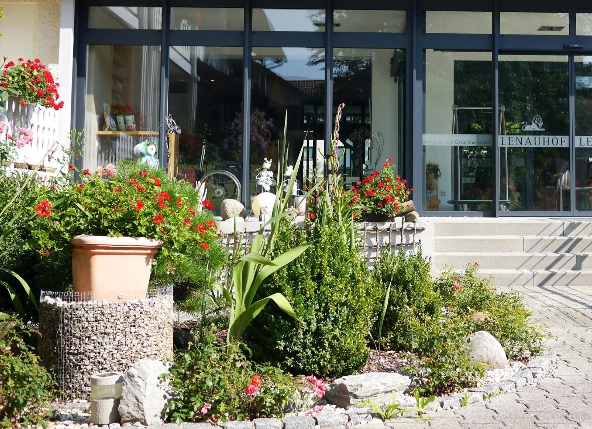 Patio in Hotel Lenauhof