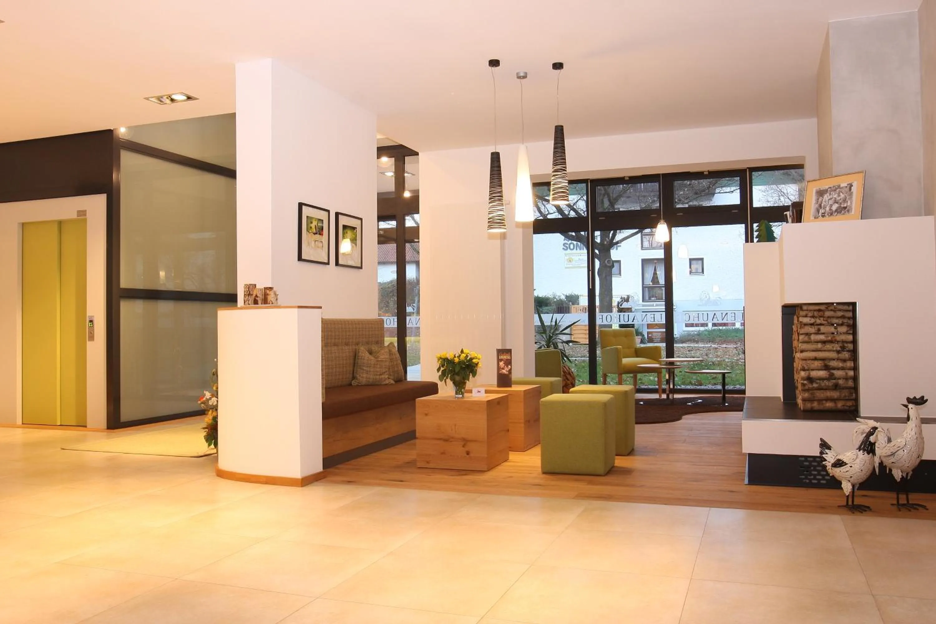 Lobby or reception in Hotel Lenauhof