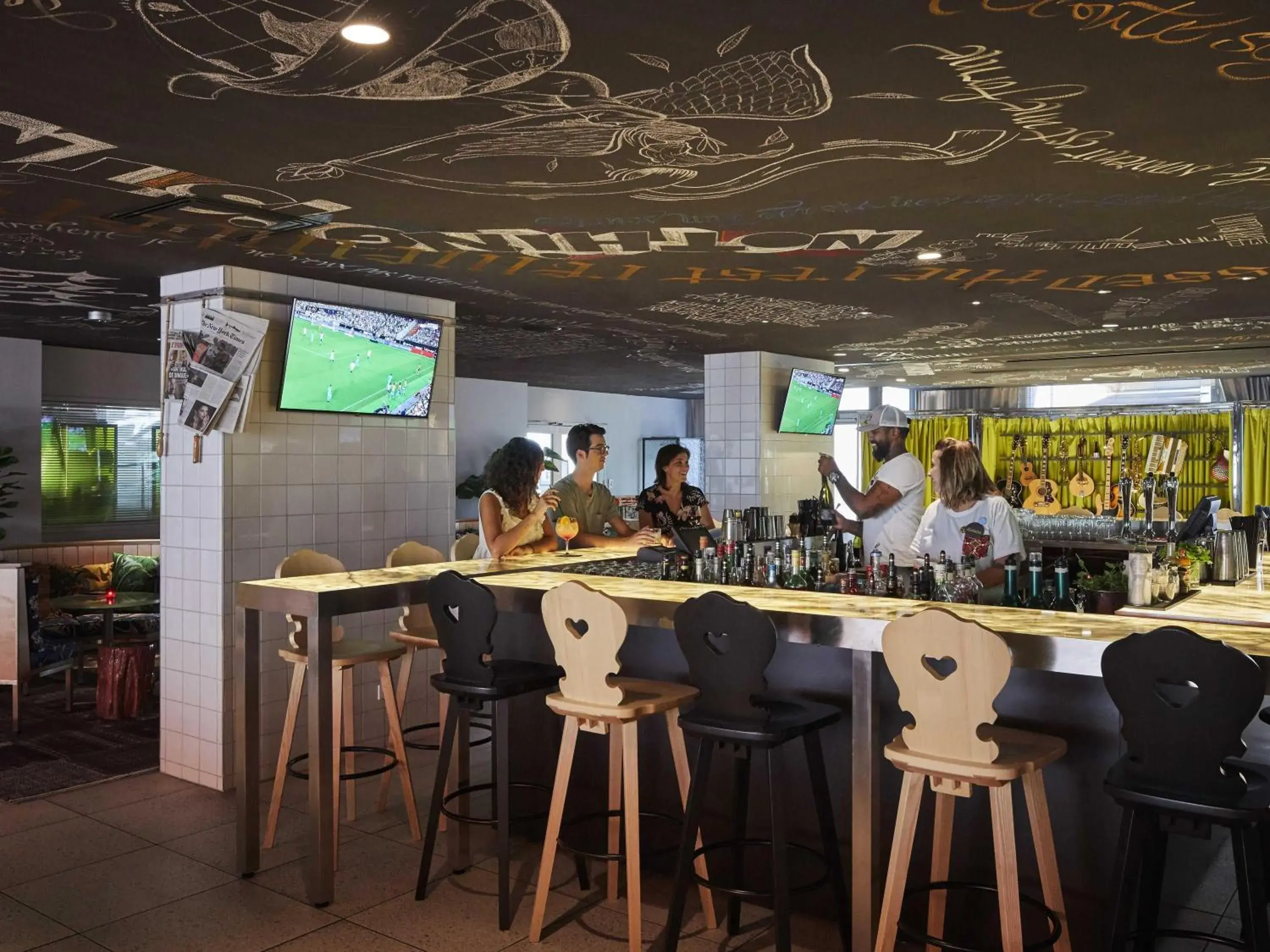 Property building in Mama Shelter Marseille Property building in Mama Shelter Marseille