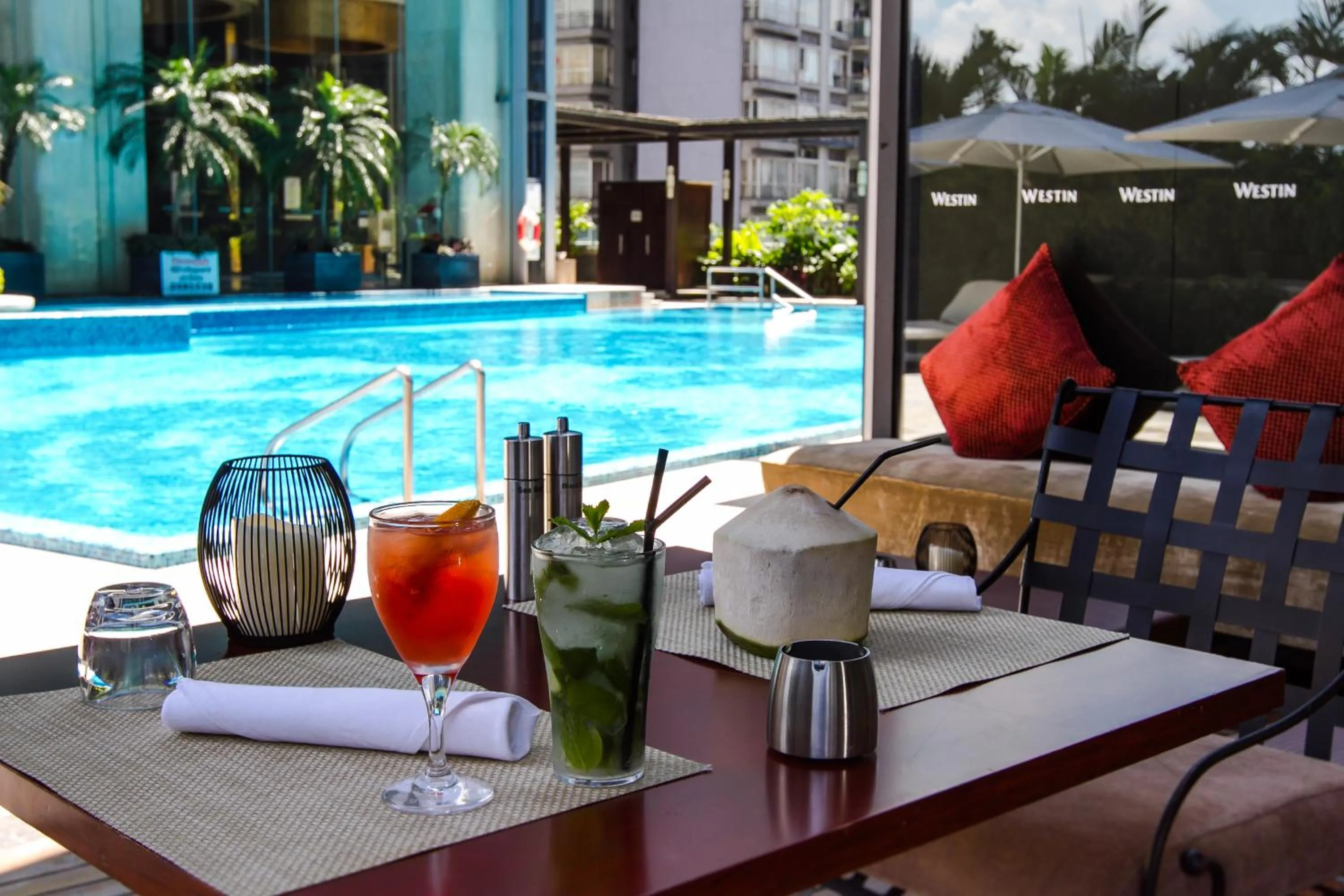 Swimming pool in The Westin Guangzhou