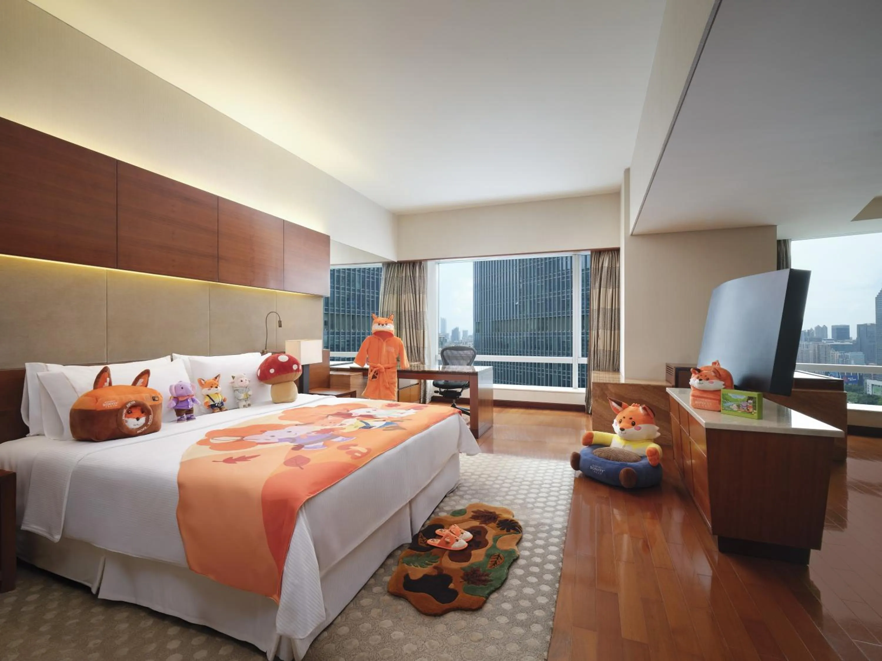 Bed in The Westin Guangzhou