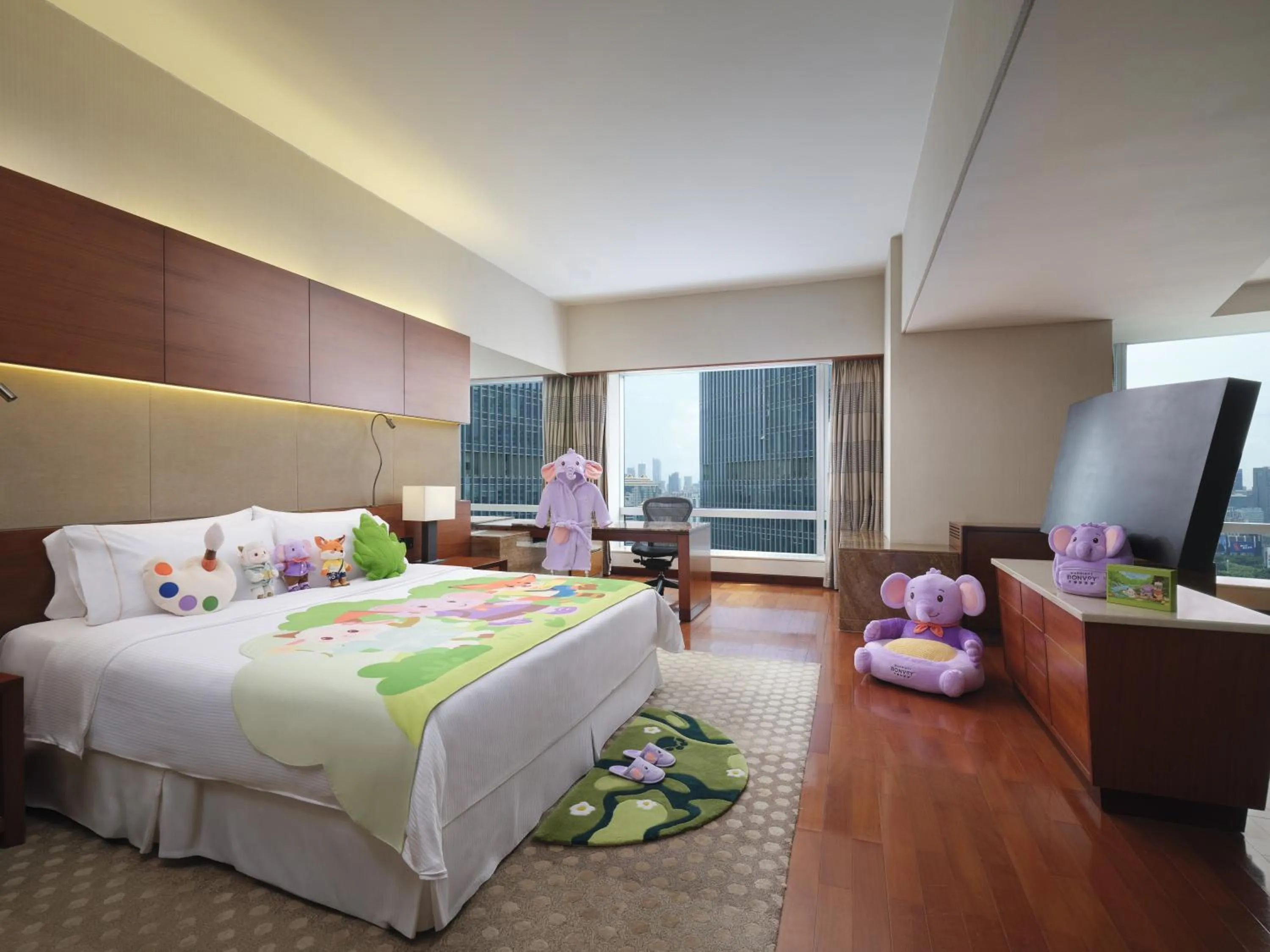 Bed in The Westin Guangzhou