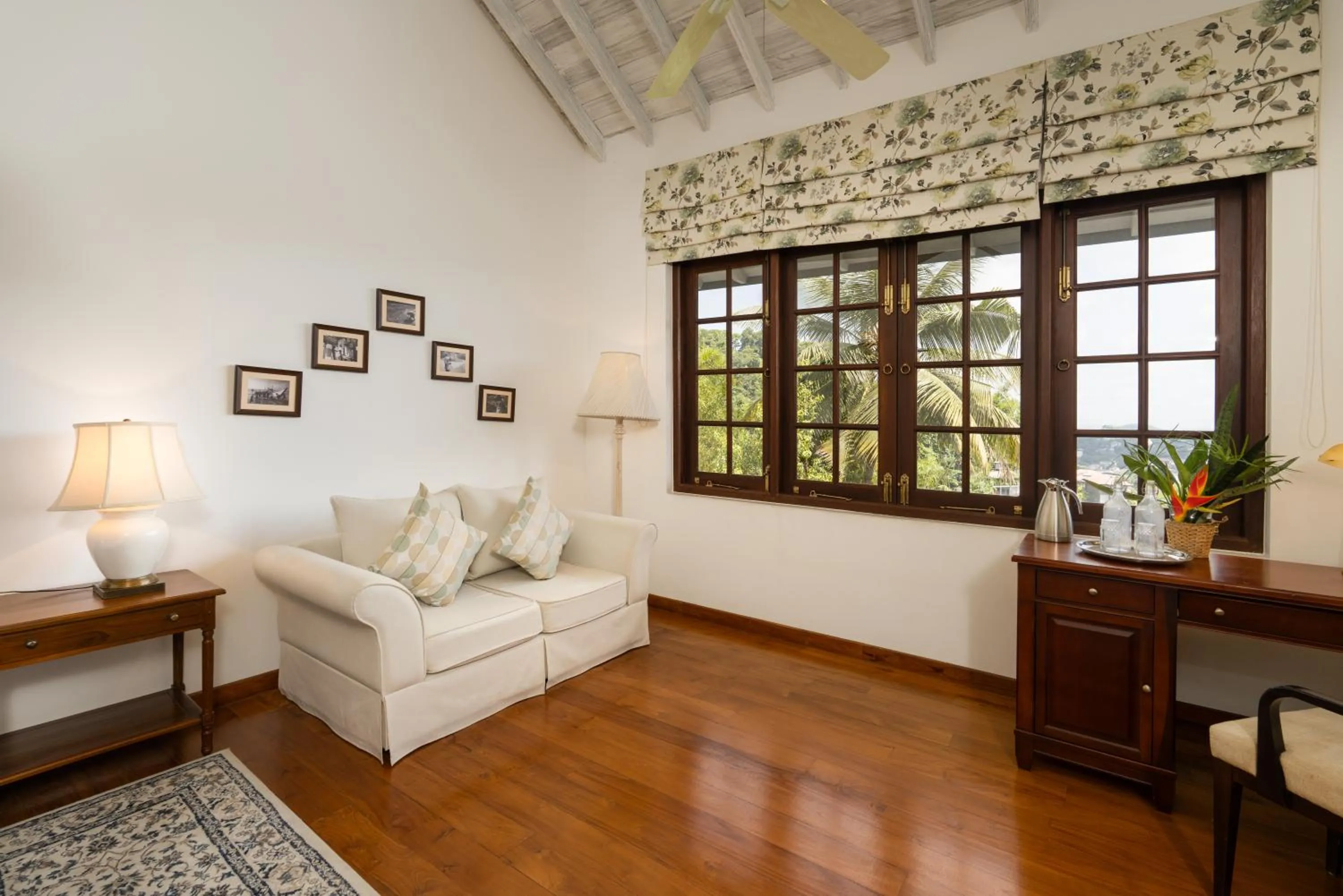 Seating area in Coffee Bungalow Kandy
