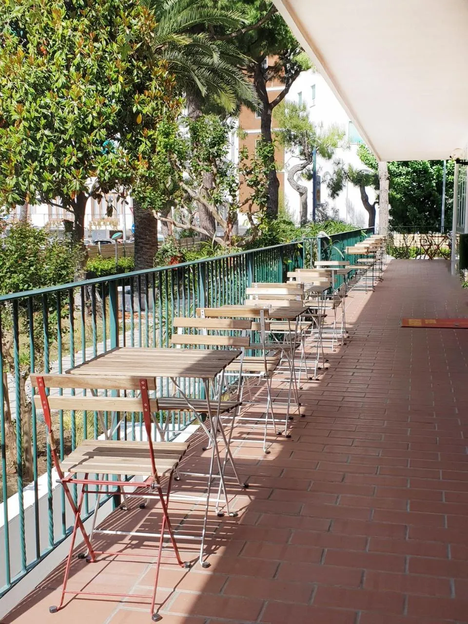 Patio in Hotel Blumen