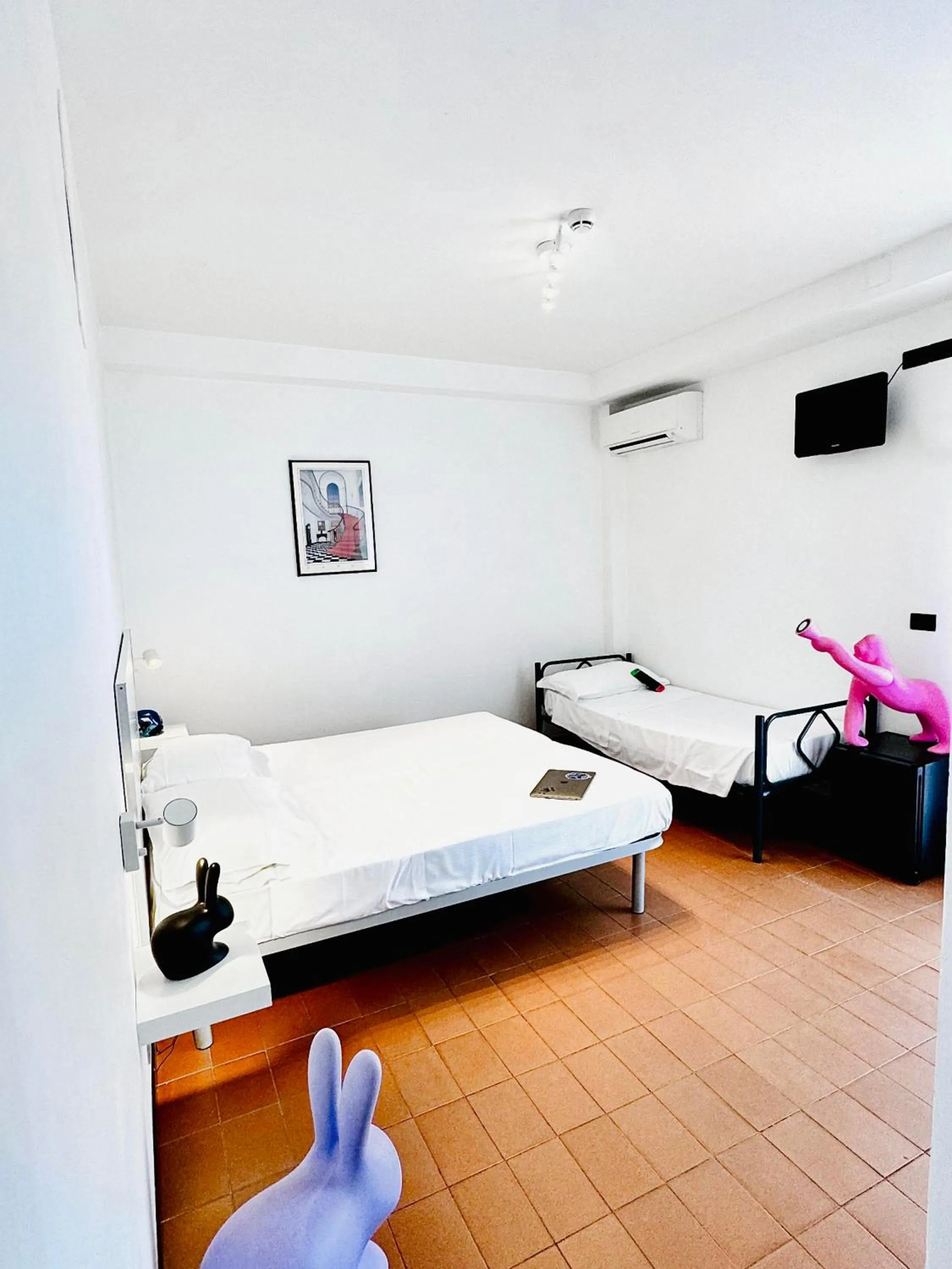 Bedroom, Bed in Hotel Blumen