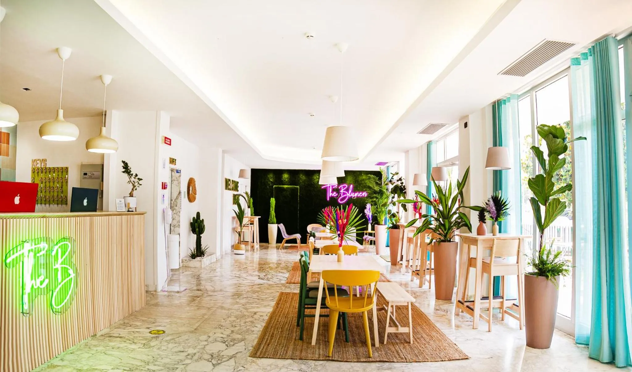 Lobby or reception in Hotel Blumen