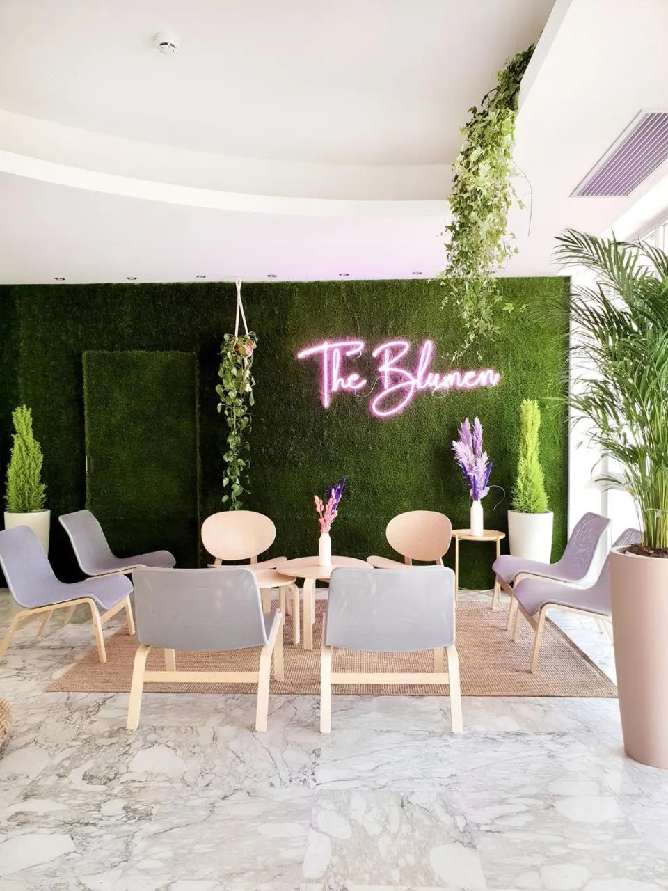 Lobby or reception in Hotel Blumen