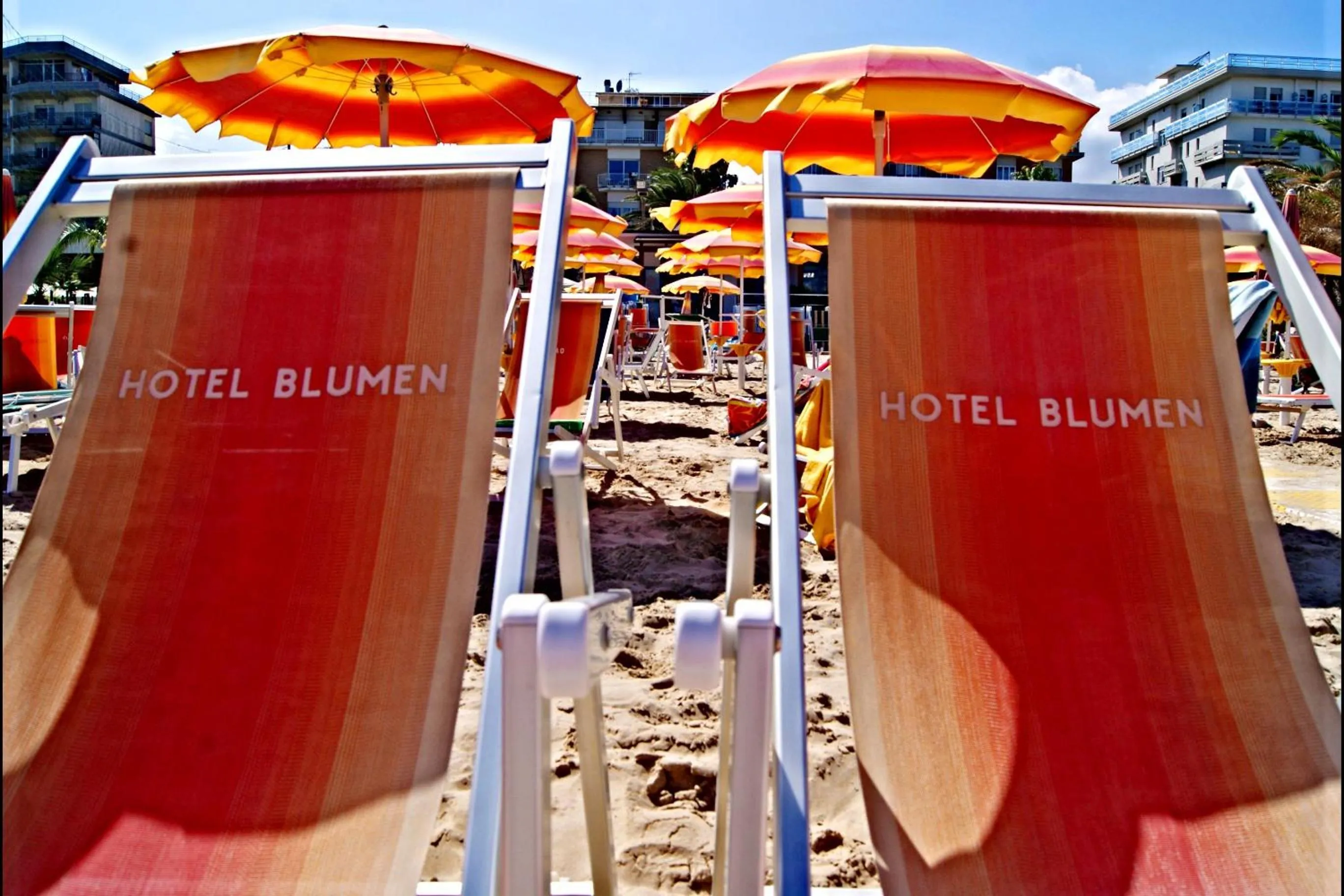 Beach in Hotel Blumen