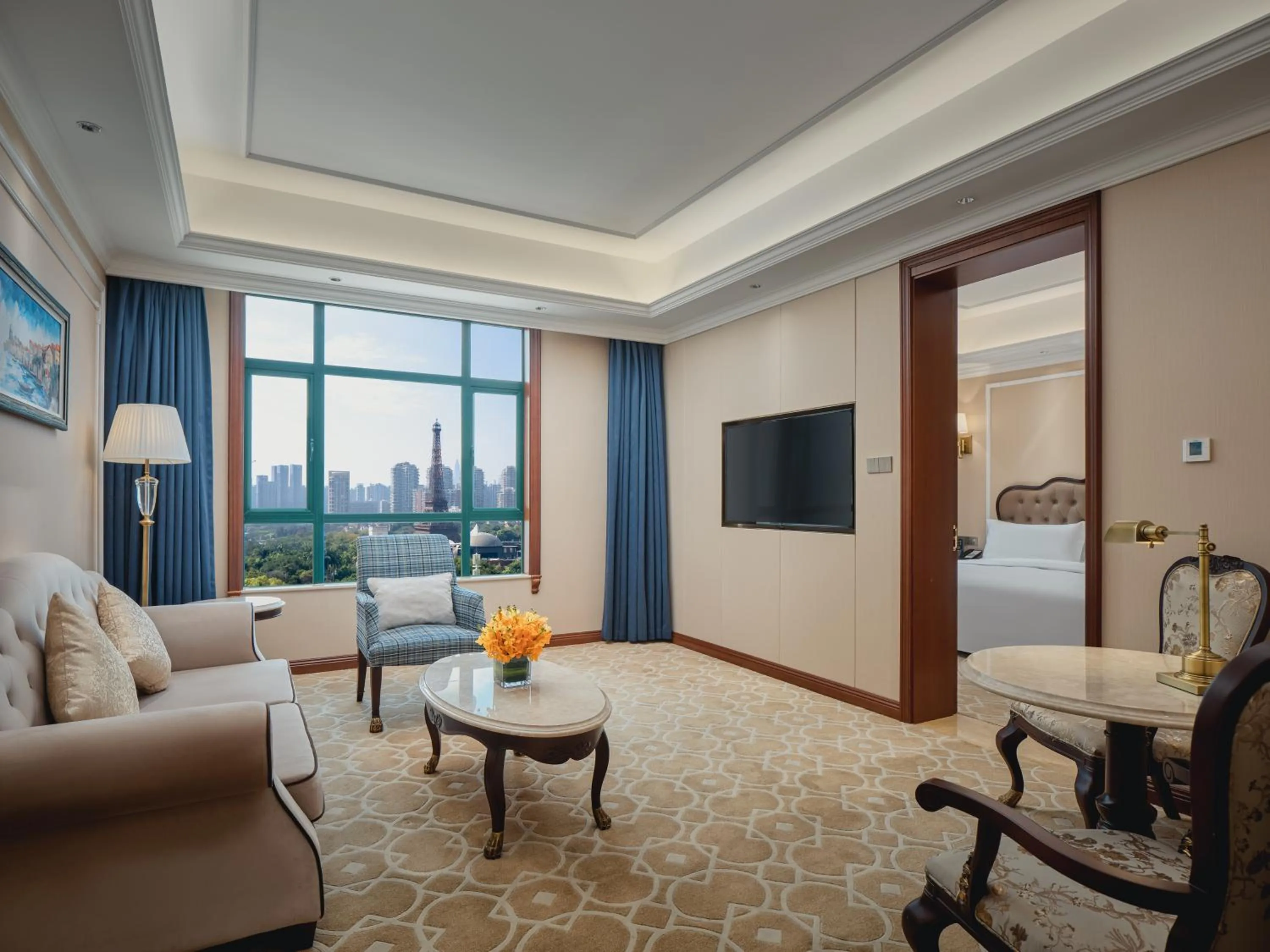 TV and multimedia, Bed in Hotel Indigo Shenzhen Overseas Chinese Town by IHG