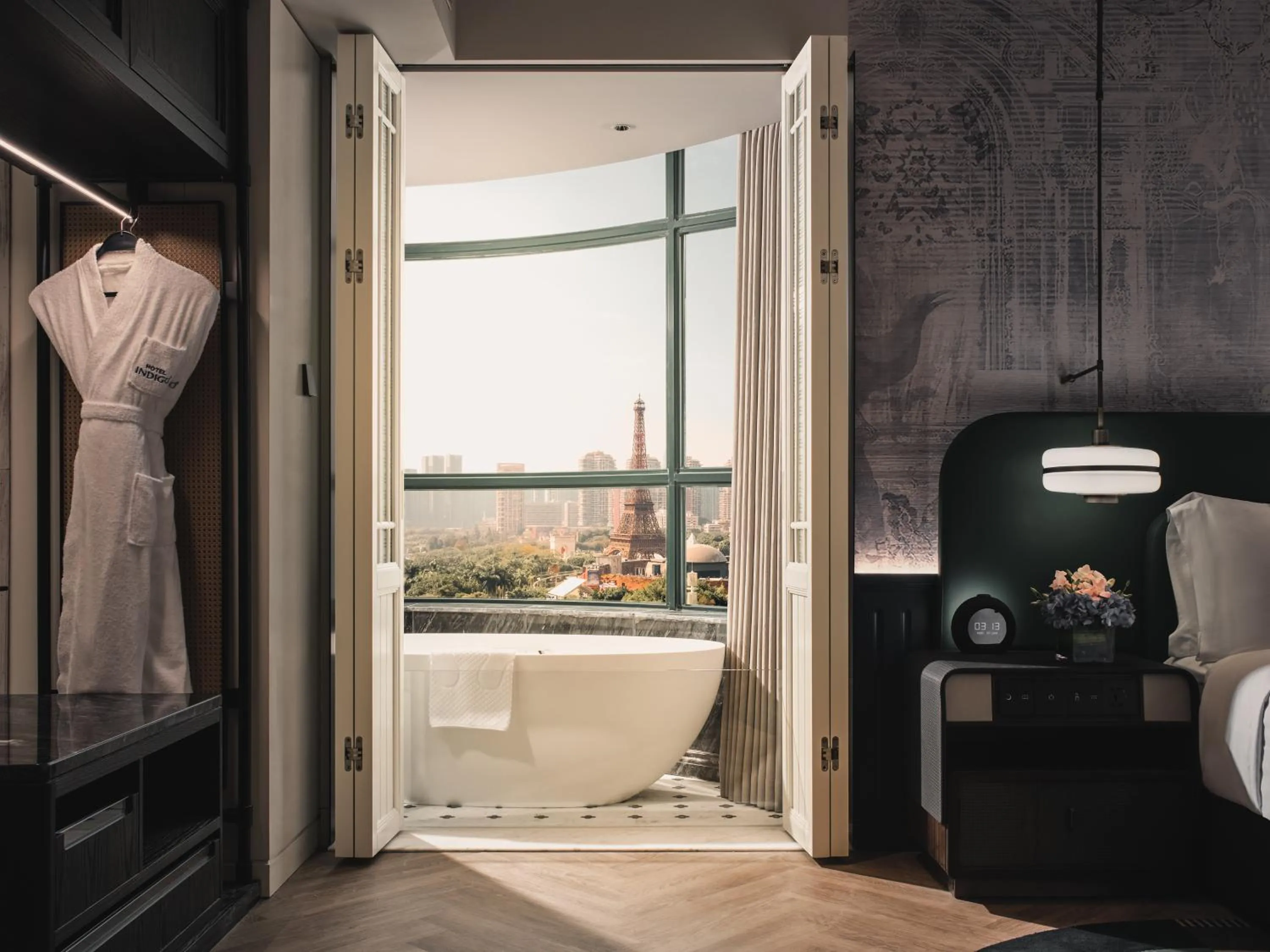 Bathroom in Hotel Indigo Shenzhen Overseas Chinese Town by IHG