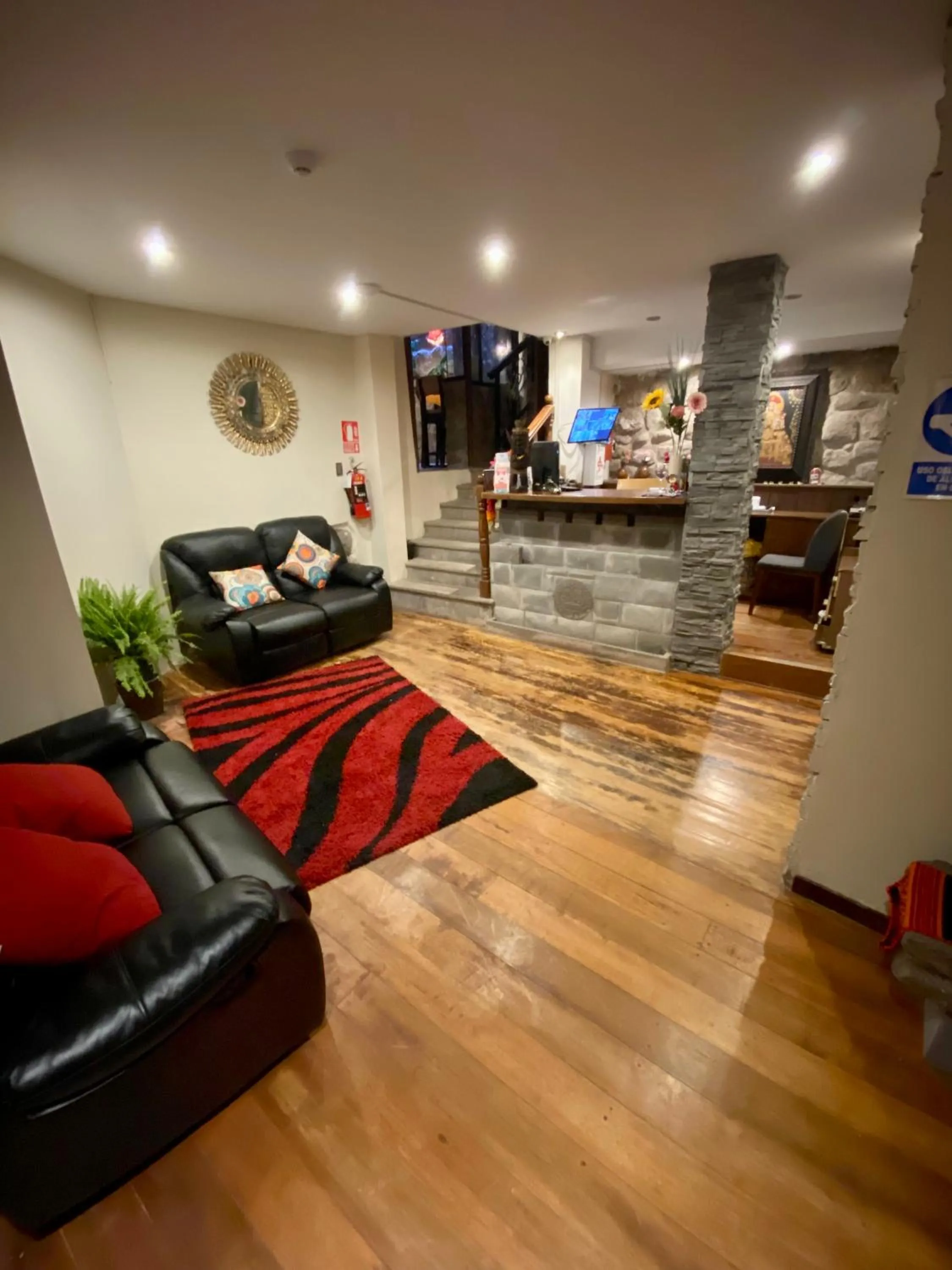Seating area in Cusco Hotel Boutique